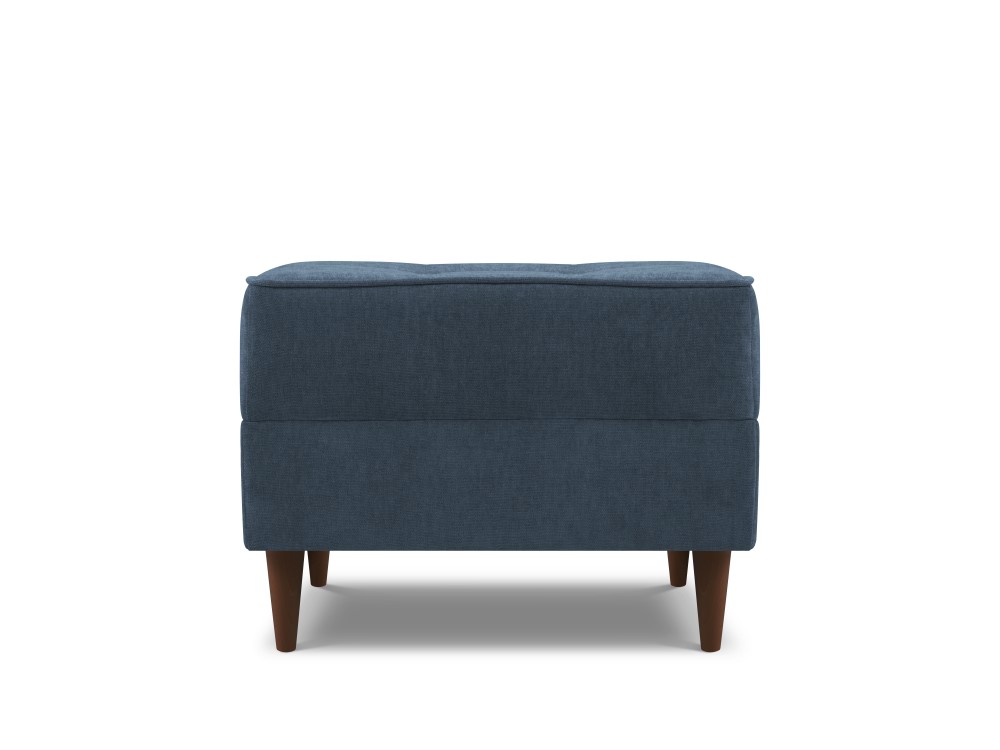 Pouf tissu structuré bleu Pouf tissu structuré bleu