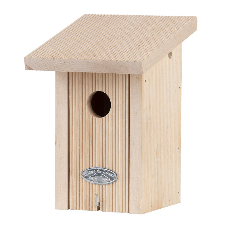 Nichoir bois naturel pour oiseaux