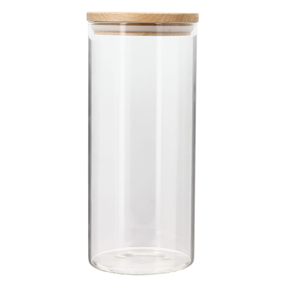 Boîte hermétique ronde 1,3L en verre borosilicate