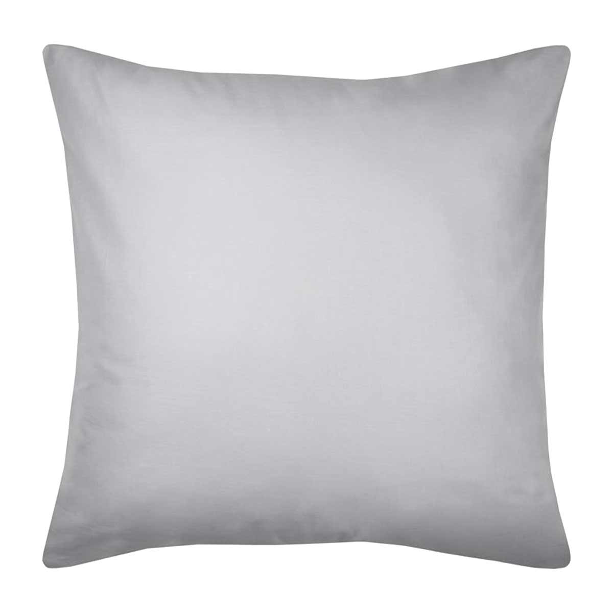 Taie d'oreiller unie en coton bio coton perle 65x65 Taie d'oreiller unie en coton bio coton perle 65x65