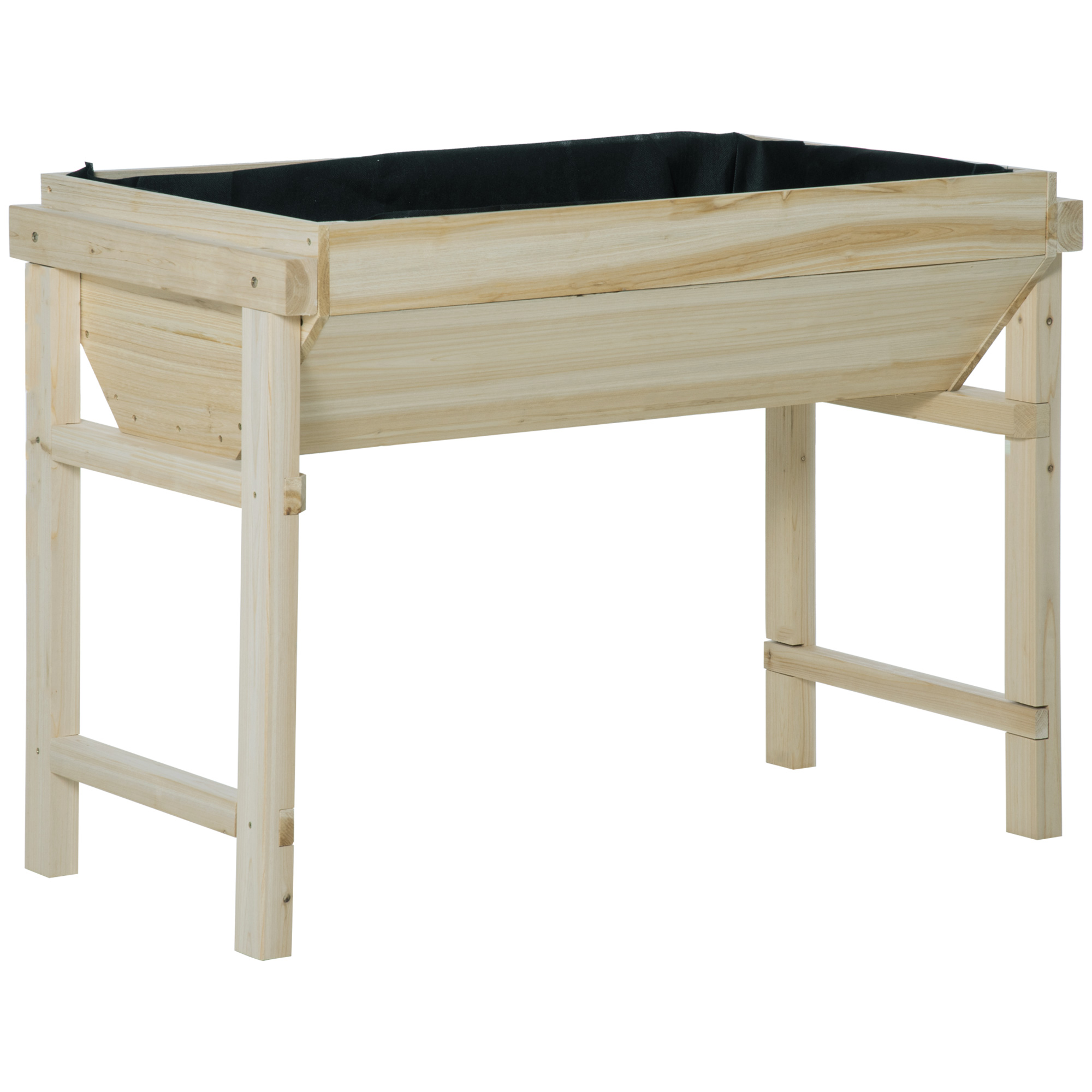 Jardinière sur pieds potager bois sapin