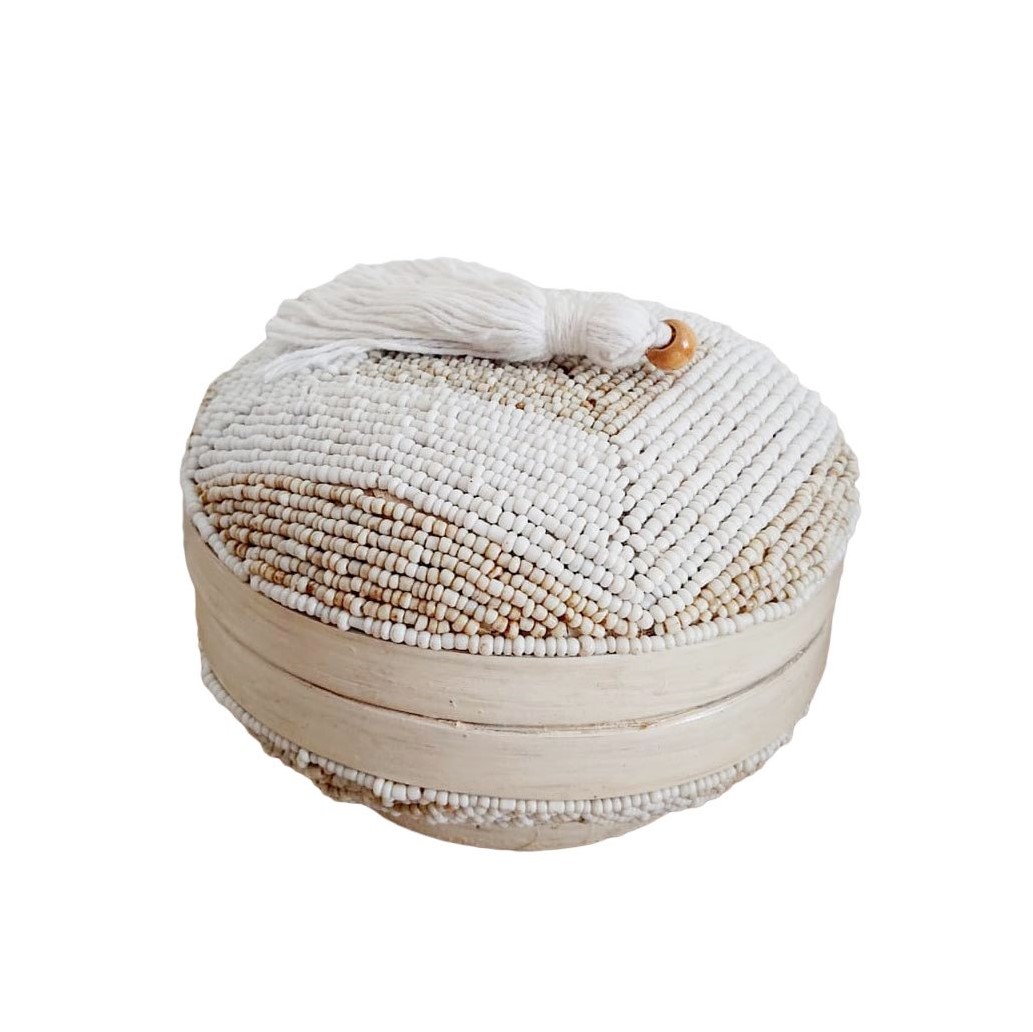 Boîte en bambou D14 x H10 cm Boîte en bambou D14 x H10 cm