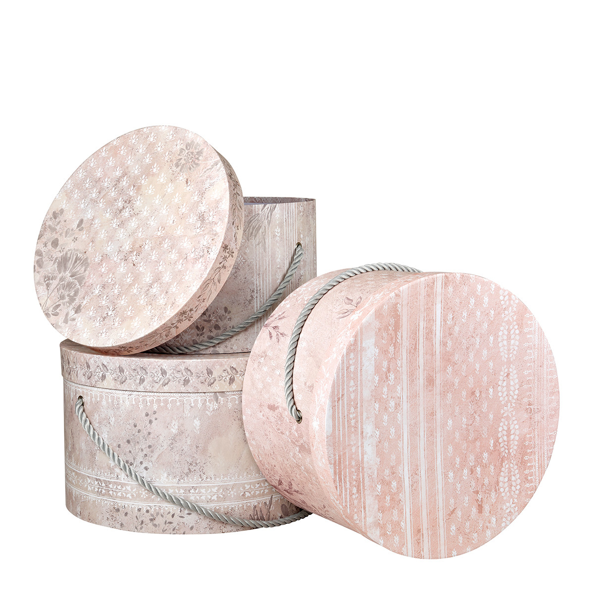 Set de 3 boîtes à chapeaux Palazzo Bello Set de 3 boîtes à chapeaux Palazzo Bello