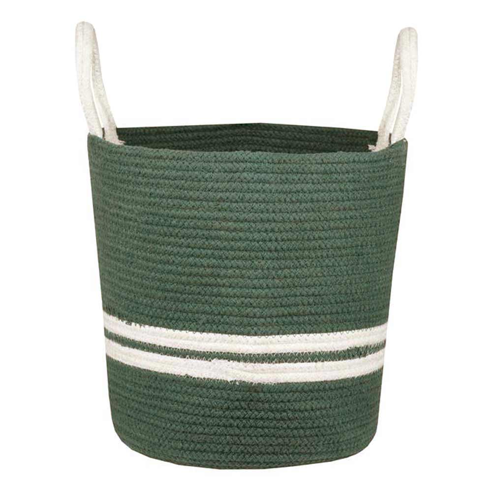 Panier en coton vert