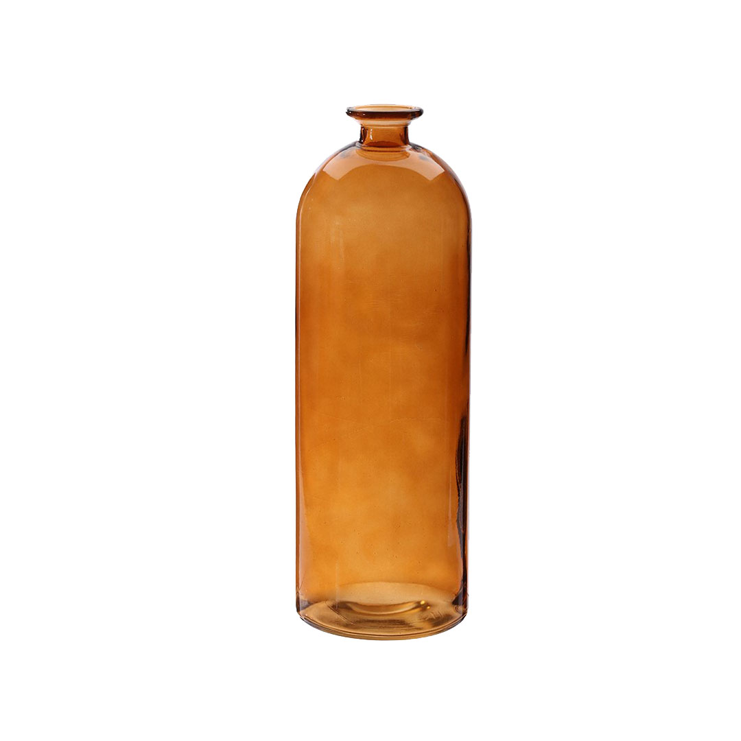 Jar bouteille ambre H42cm