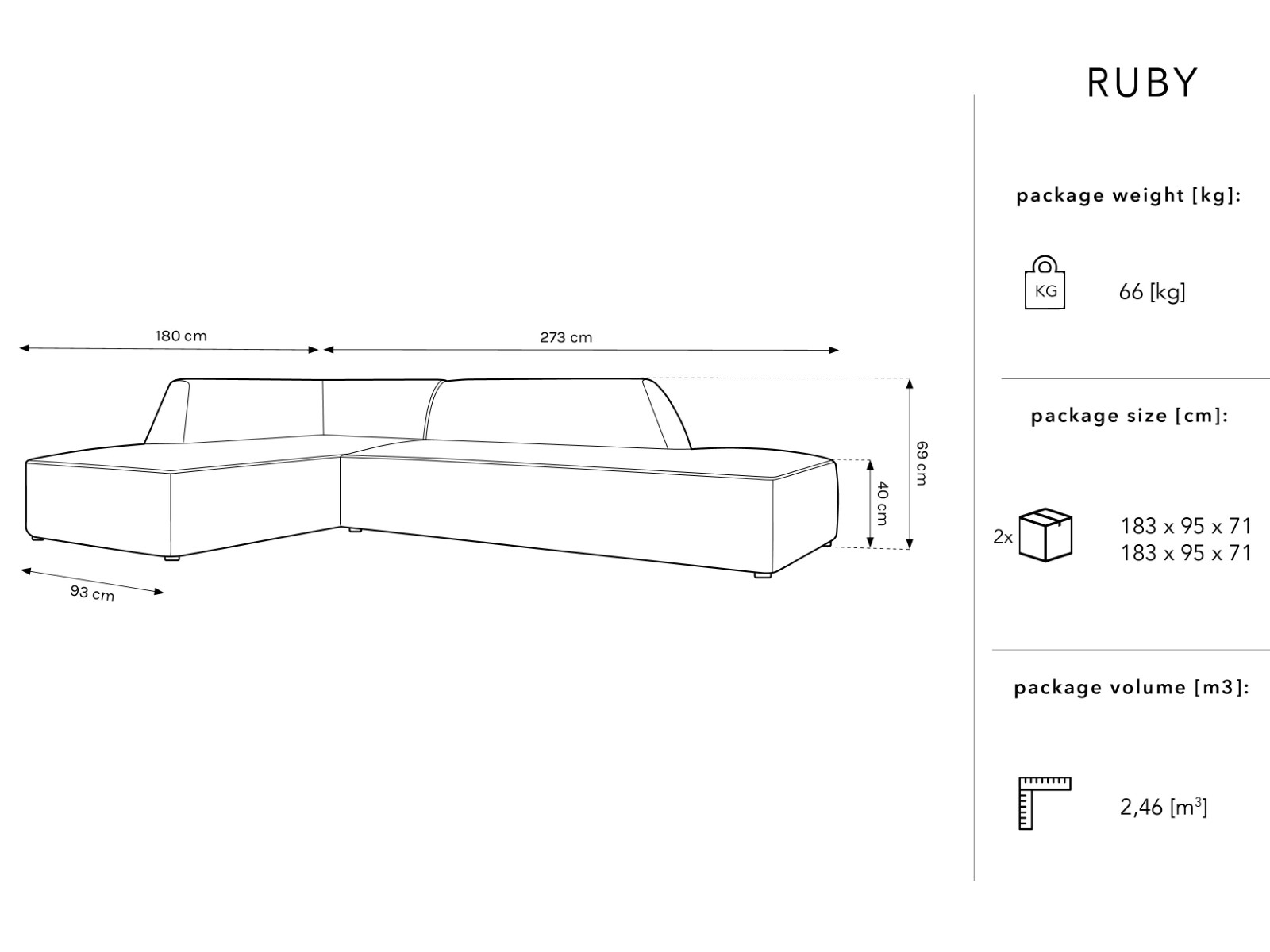 Canapé d'angle 4 places velours côtelé vert - Vue supplémentaire 2