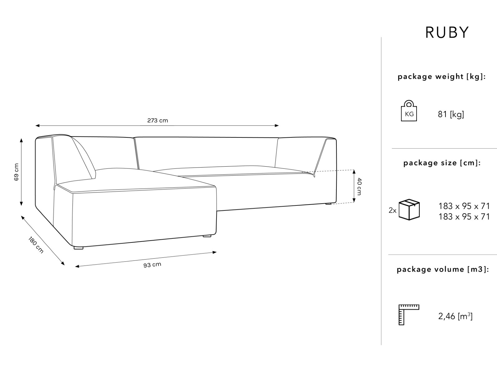 Canapé d'angle 4 places velours côtelé vert - Vue supplémentaire 2