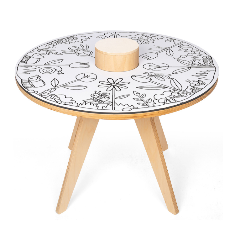 table à dessiner multifonction en bois d70 cm