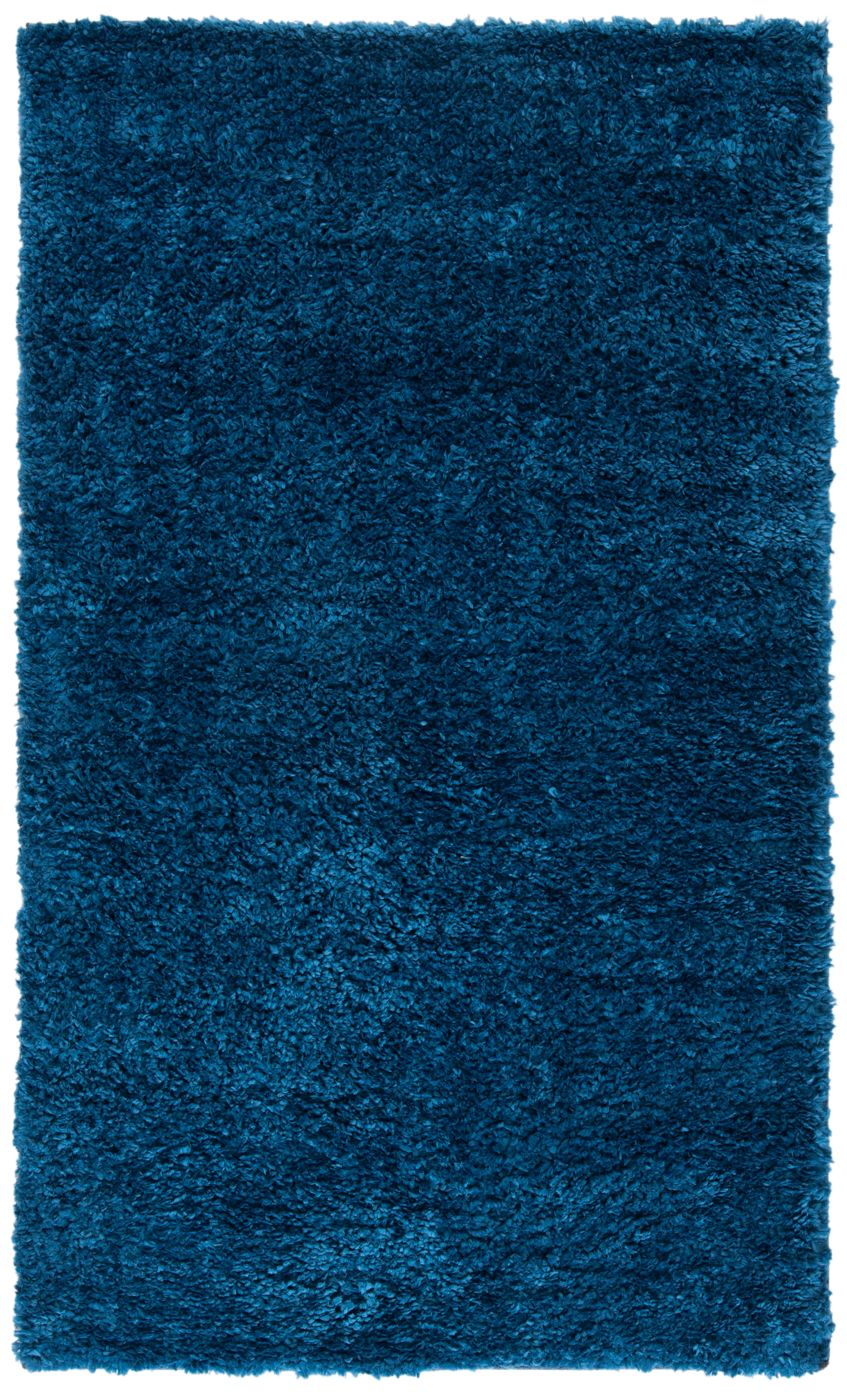 Tapis de salon interieur en bleu marine, 91 x 152 cm