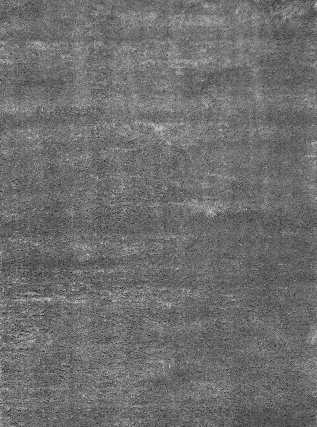 Tapis en polyester brillant motif uni gris 67x90