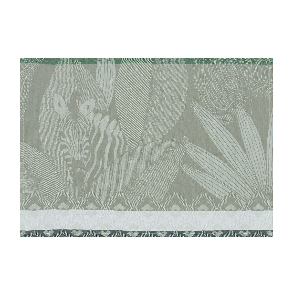 Set de table en coton crocodile 50 x 36 Set de table en coton crocodile 50 x 36