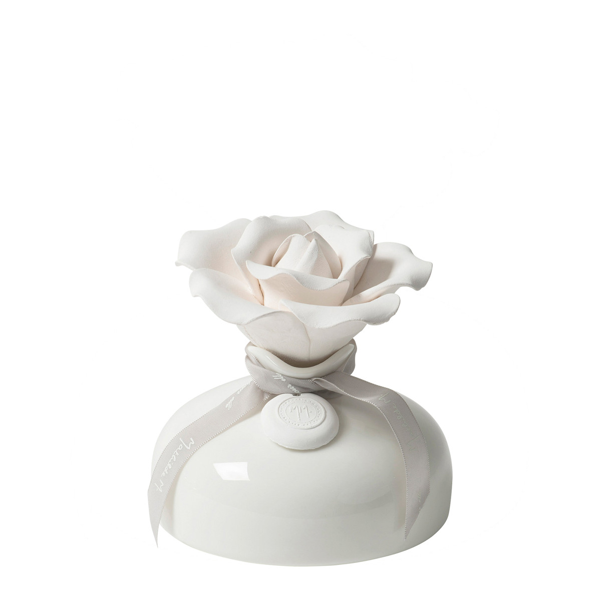 Diffuseur de parfum d'ambiance Soliflore Rose blanc 200 ml - Fleur de
