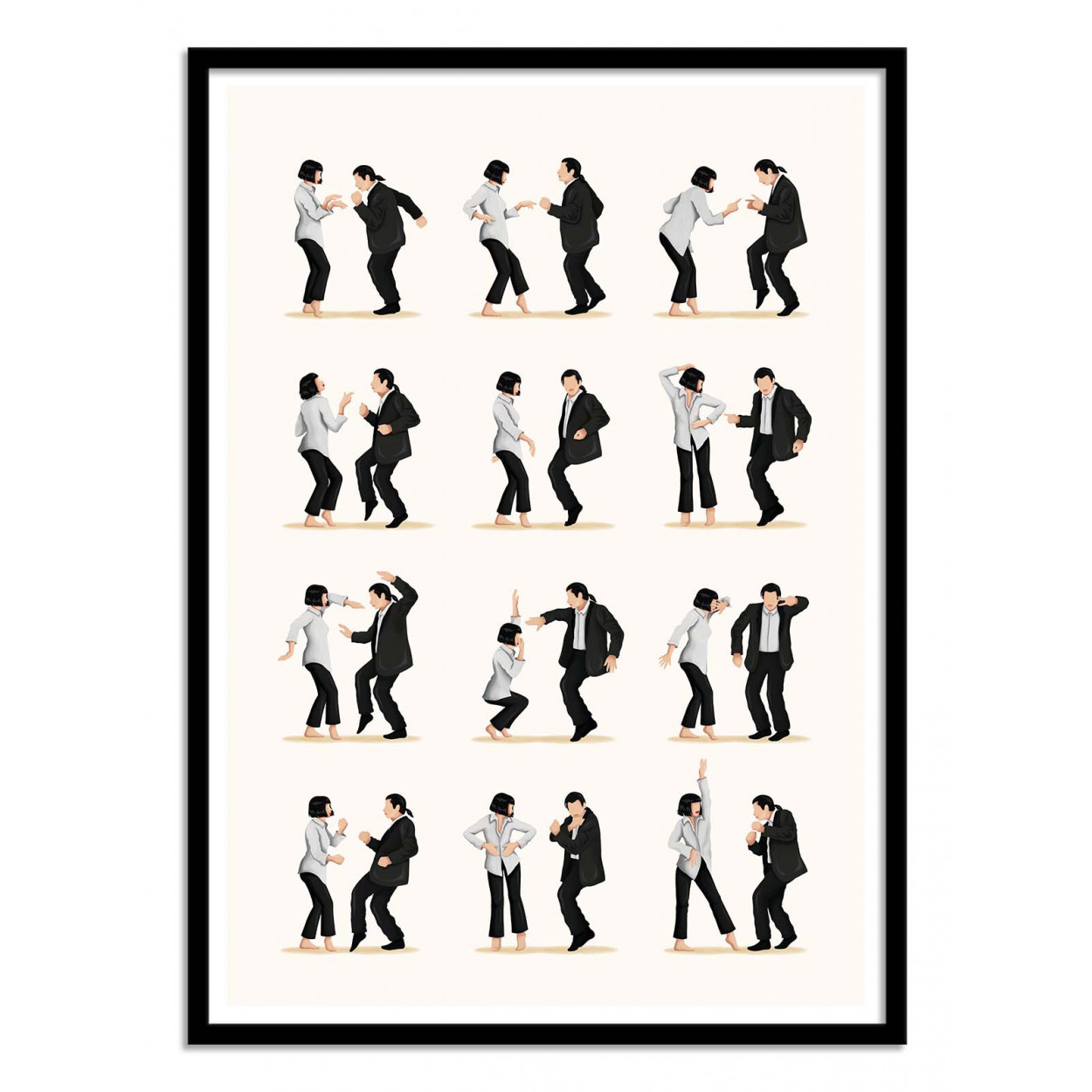 Affiche d'art avec Cadre bois noir - 50 x 70 cm Affiche d'art avec Cadre bois noir - 50 x 70 cm