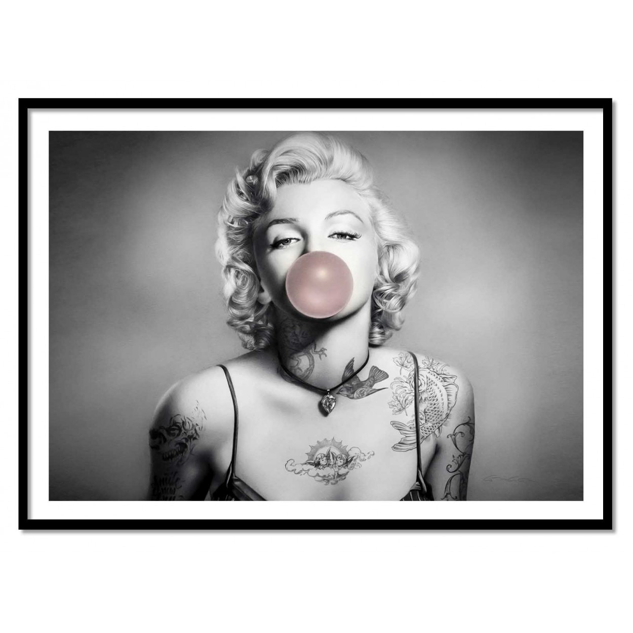 Affiche d'art avec Cadre bois noir - 50 x 70 cm Affiche d'art avec Cadre bois noir - 50 x 70 cm
