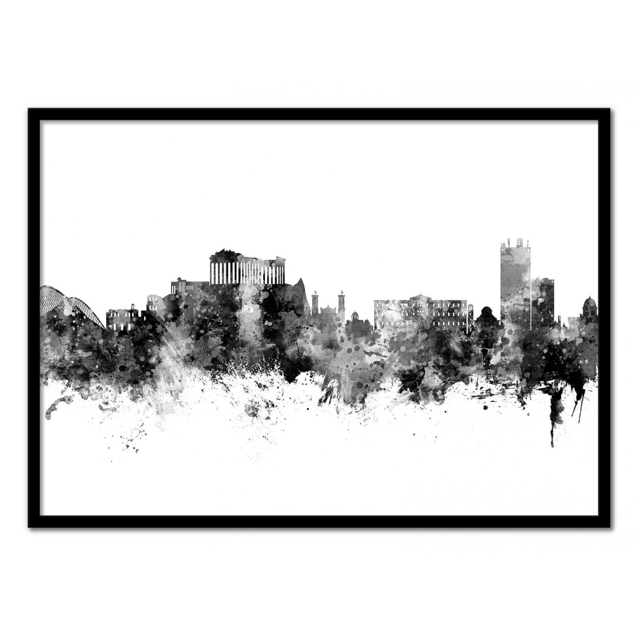Affiche d'art avec Cadre bois noir - 30 x 40 cm Affiche d'art avec Cadre bois noir - 30 x 40 cm