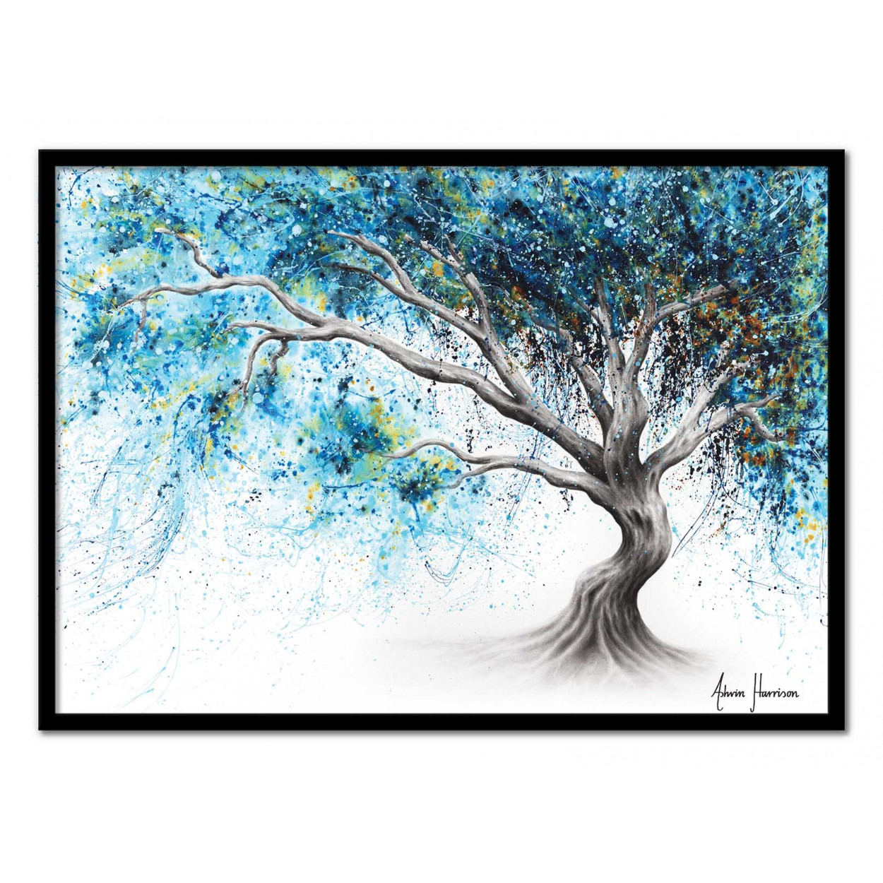 Affiche d'art avec Cadre bois noir - 50 x 70 cm Affiche d'art avec Cadre bois noir - 50 x 70 cm