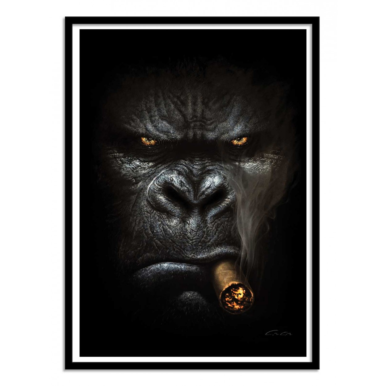 Affiche d'art avec Cadre bois noir - 50 x 70 cm Affiche d'art avec Cadre bois noir - 50 x 70 cm