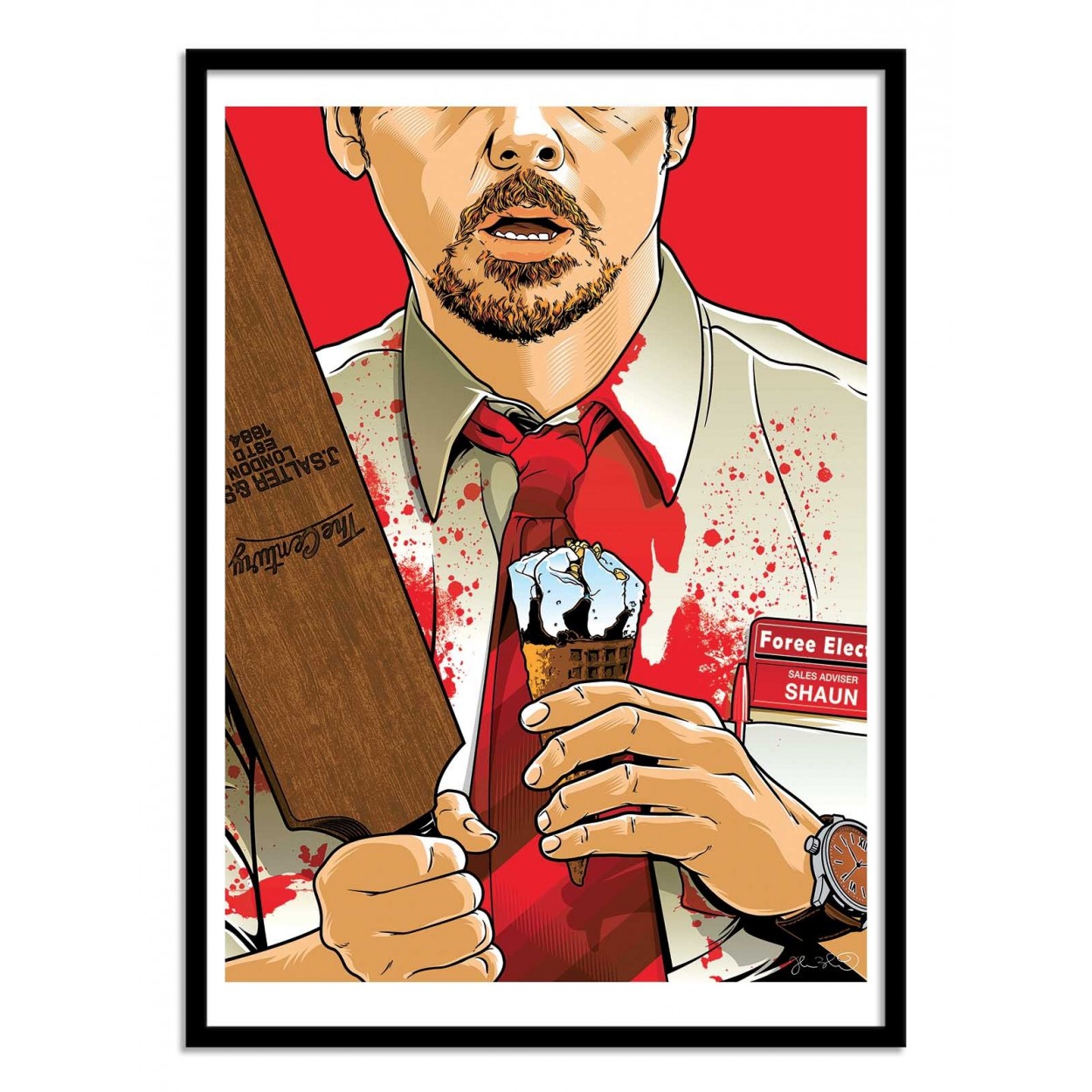 Affiche d'art avec Cadre bois noir - 30 x 40 cm Affiche d'art avec Cadre bois noir - 30 x 40 cm