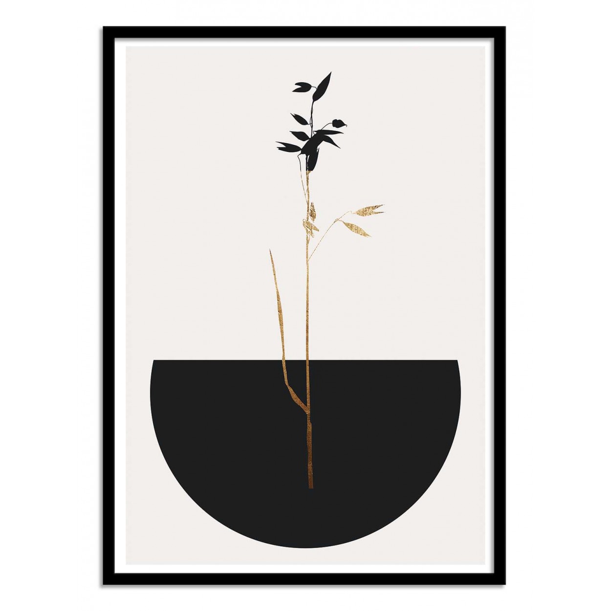 Affiche d'art avec Cadre bois noir - 30 x 40 cm Affiche d'art avec Cadre bois noir - 30 x 40 cm