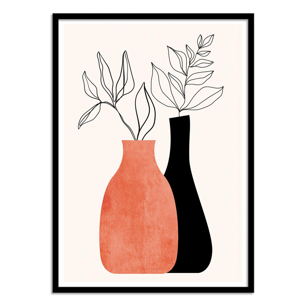 Affiche d'art avec Cadre bois noir - 50 x 70 cm Affiche d'art avec Cadre bois noir - 50 x 70 cm