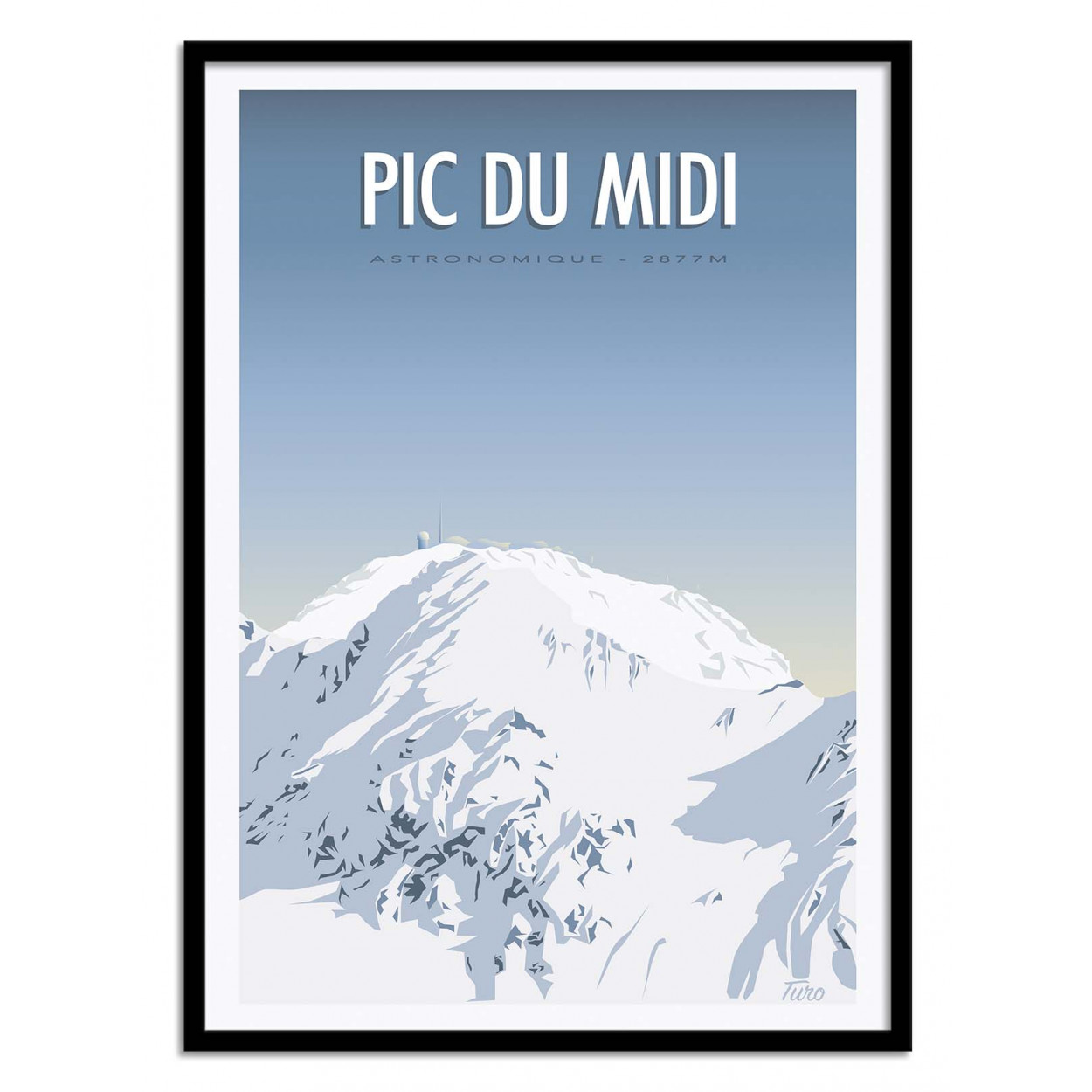 Affiche d'art avec Cadre bois noir - 50 x 70 cm Affiche d'art avec Cadre bois noir - 50 x 70 cm