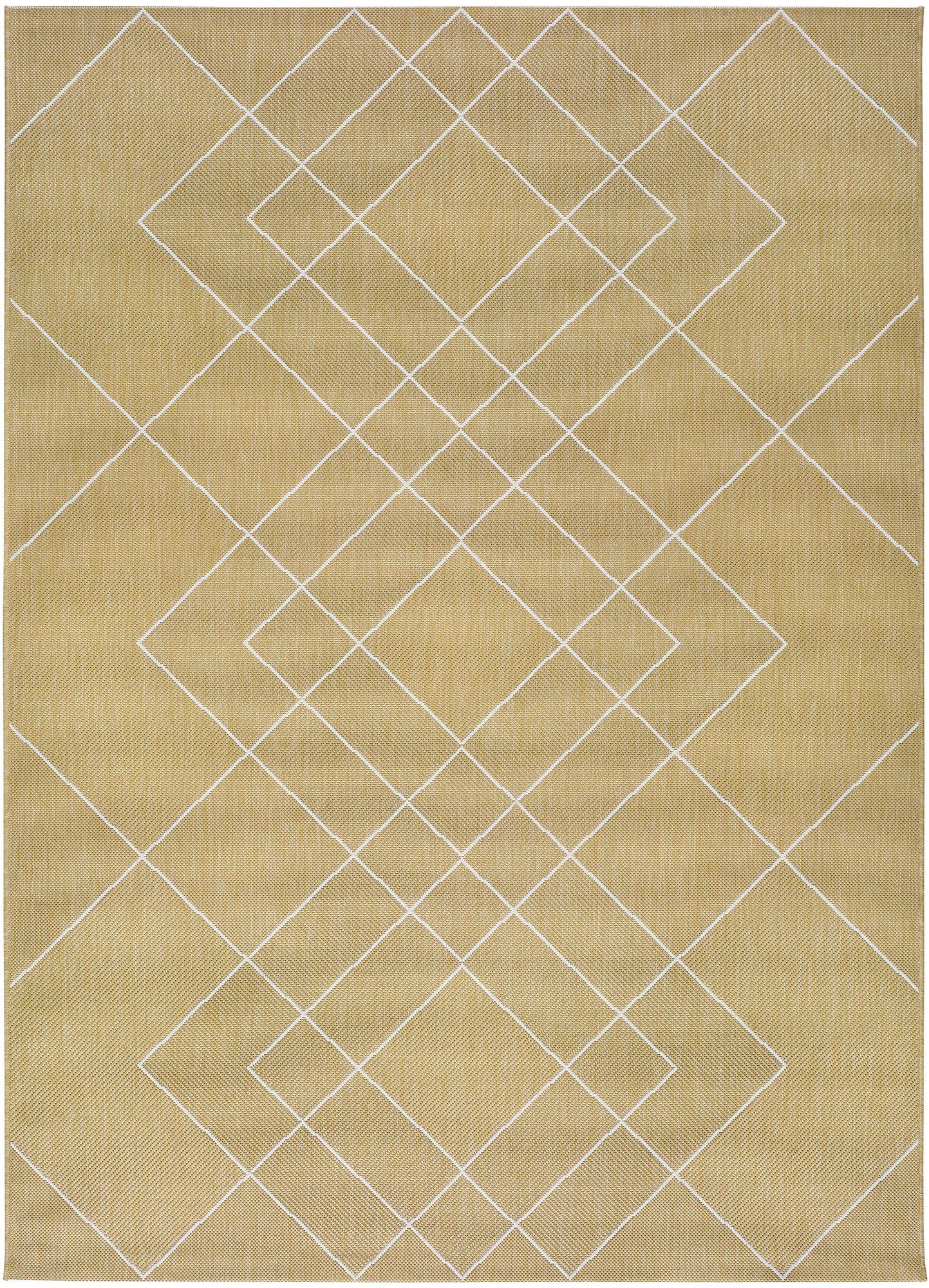 Tapis d'extérieur-intérieur moutarde 133X190 cm