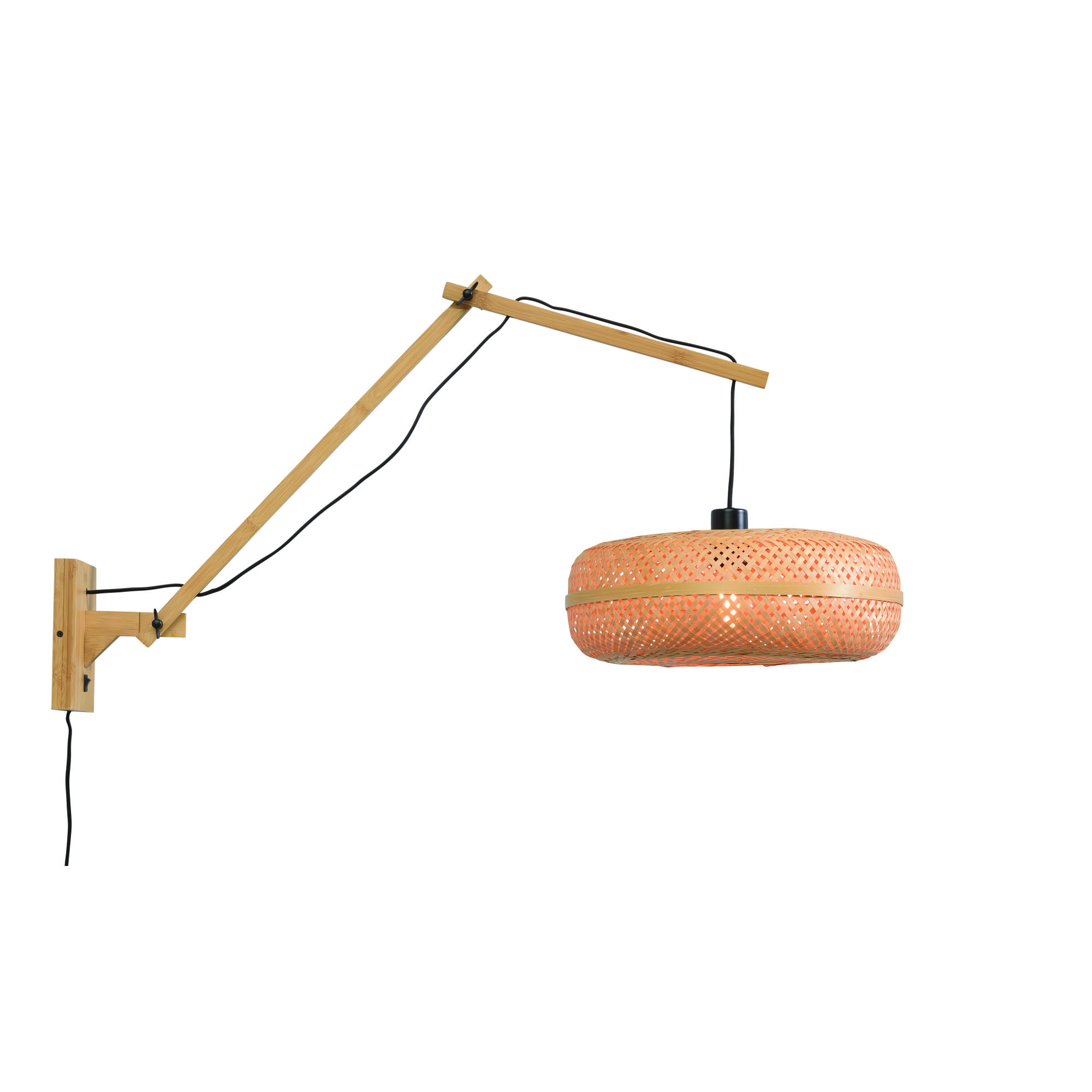 Applique bambou naturel, h. 70cm