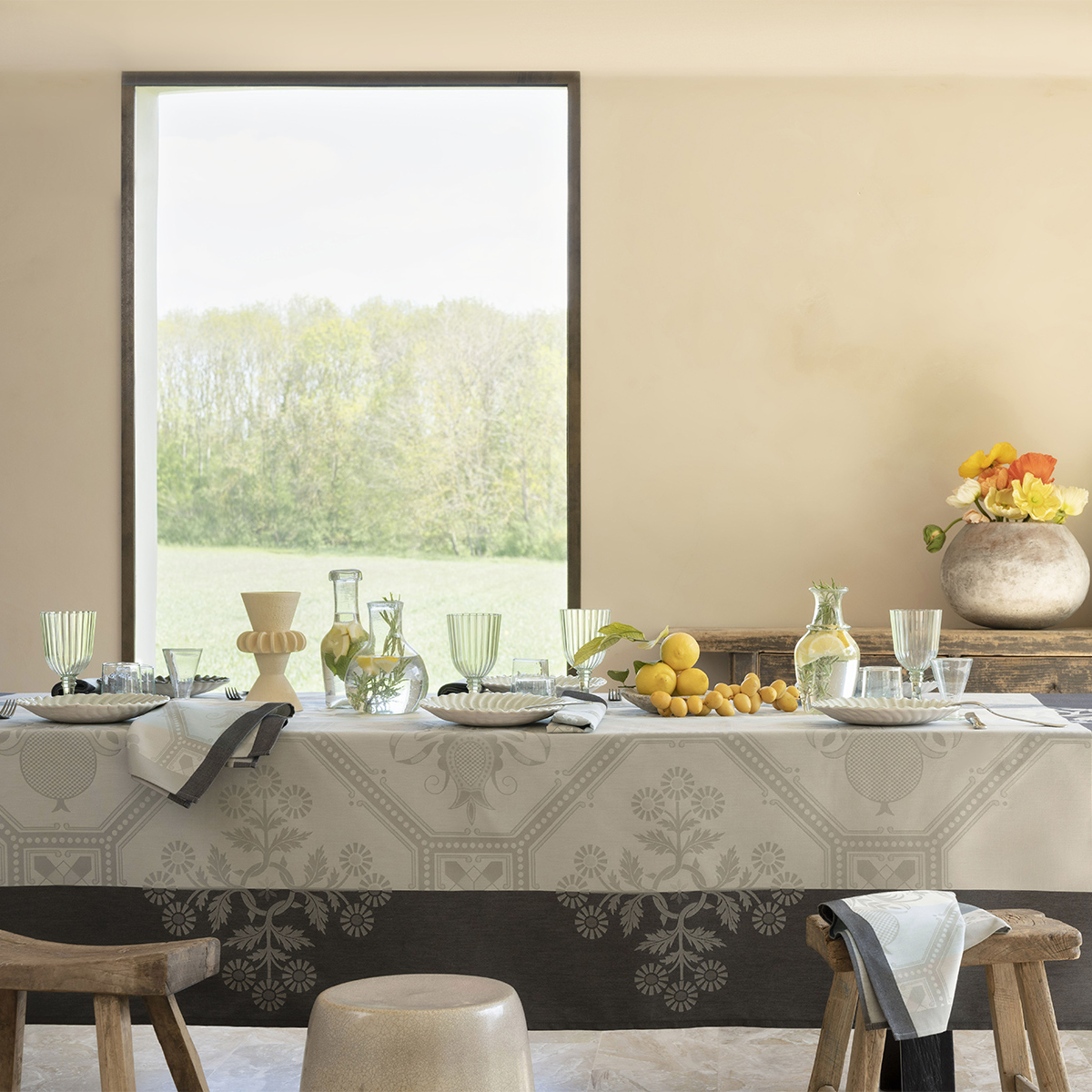 Nappe en coton horizon 175 x 250 Nappe en coton horizon 175 x 250
