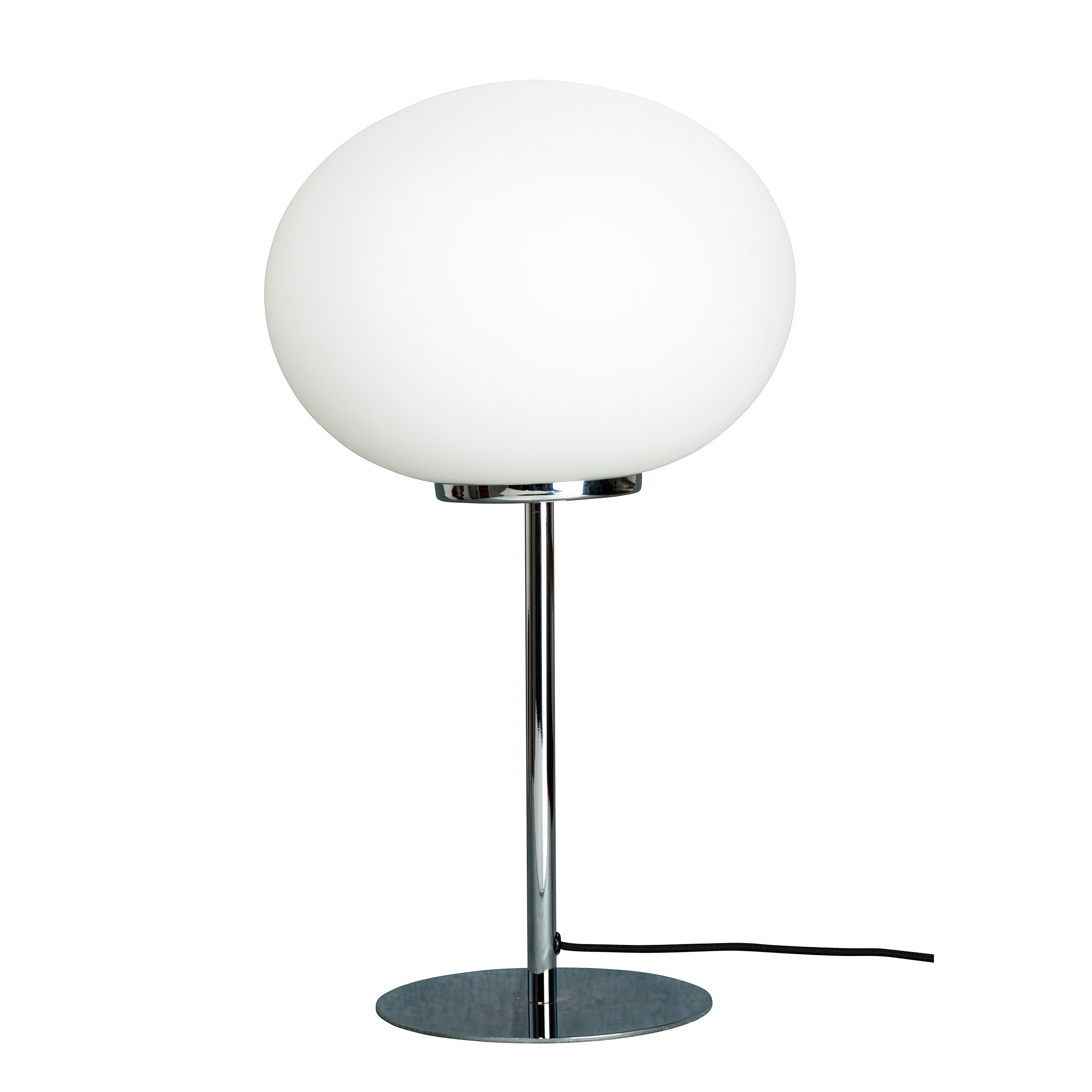 Lampe à poser en métal noir mat et laiton