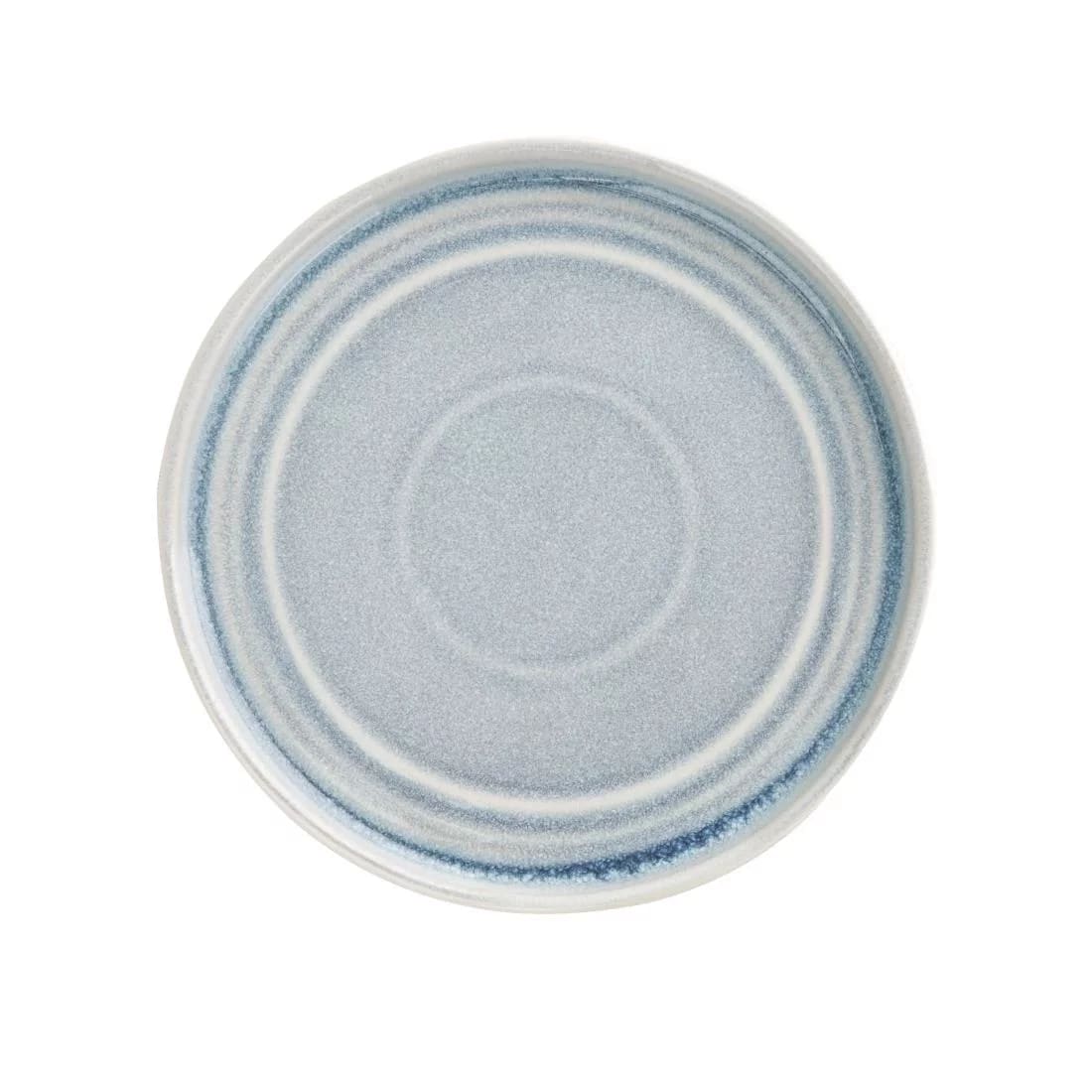 lot de 4 assiettes en porcelaine bleue  ø27cm