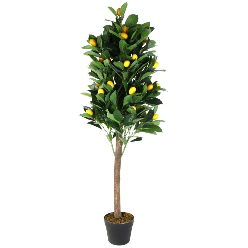 Citronnier artificiel en pot 120 cm