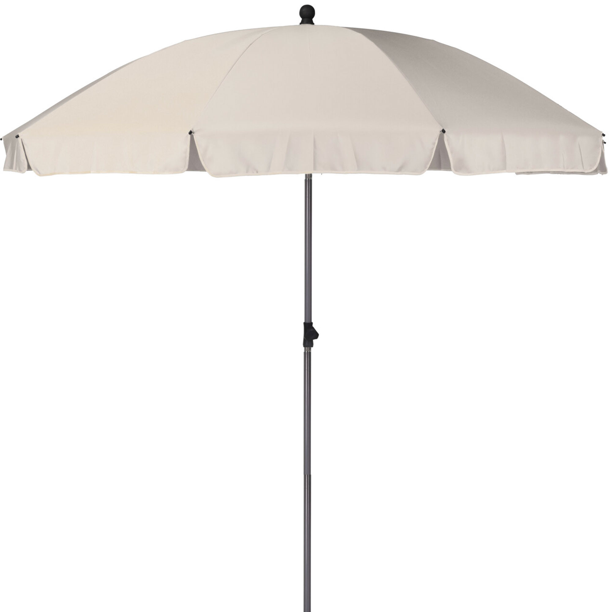 Parasol inclinable beige - diamètre 250cm