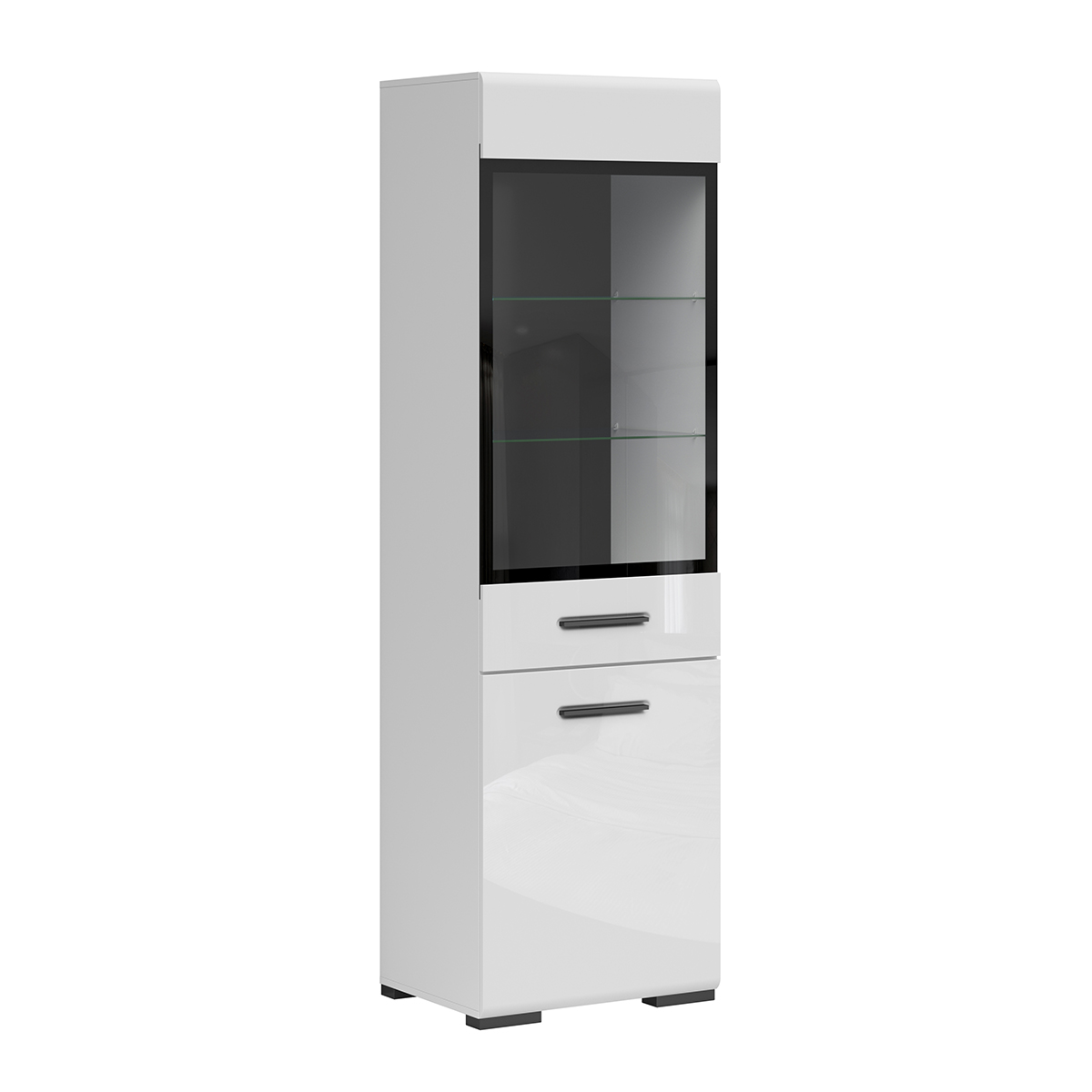 Vitrine 2 portes blanc Vitrine 2 portes blanc