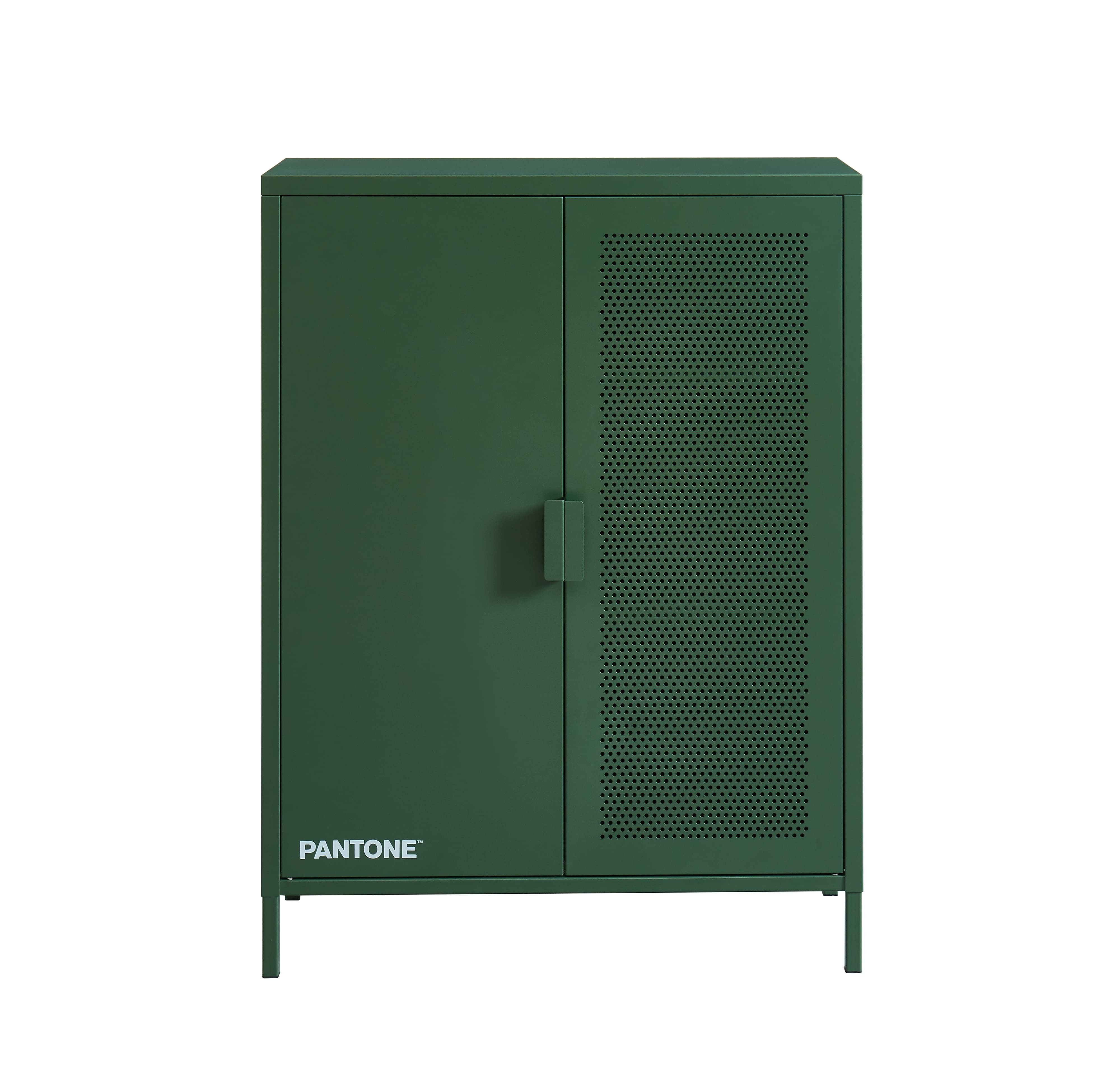 Buffet métal kaki h100cm