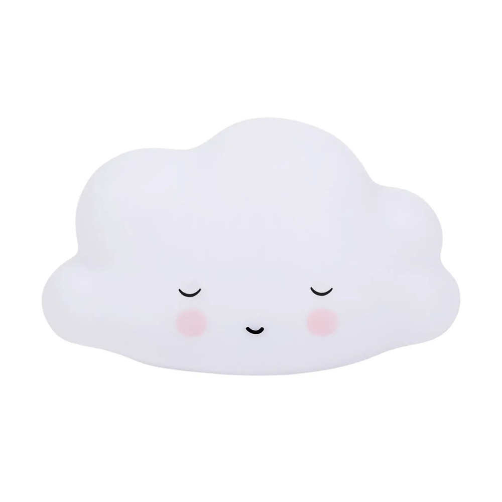 Petite veilleuse nuage blanc endormi (16 cm)