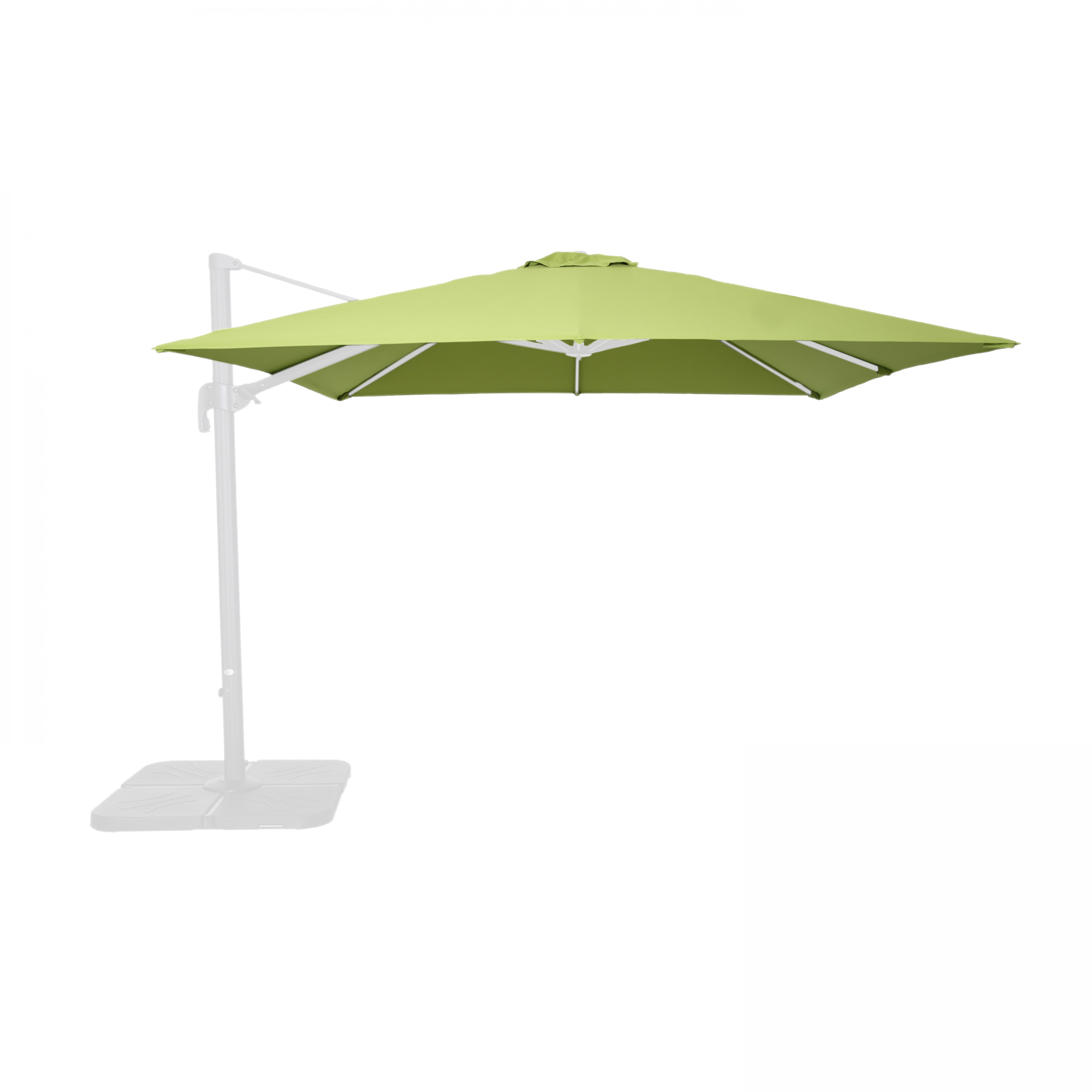 Toile pour parasol déporté 3x3m vert