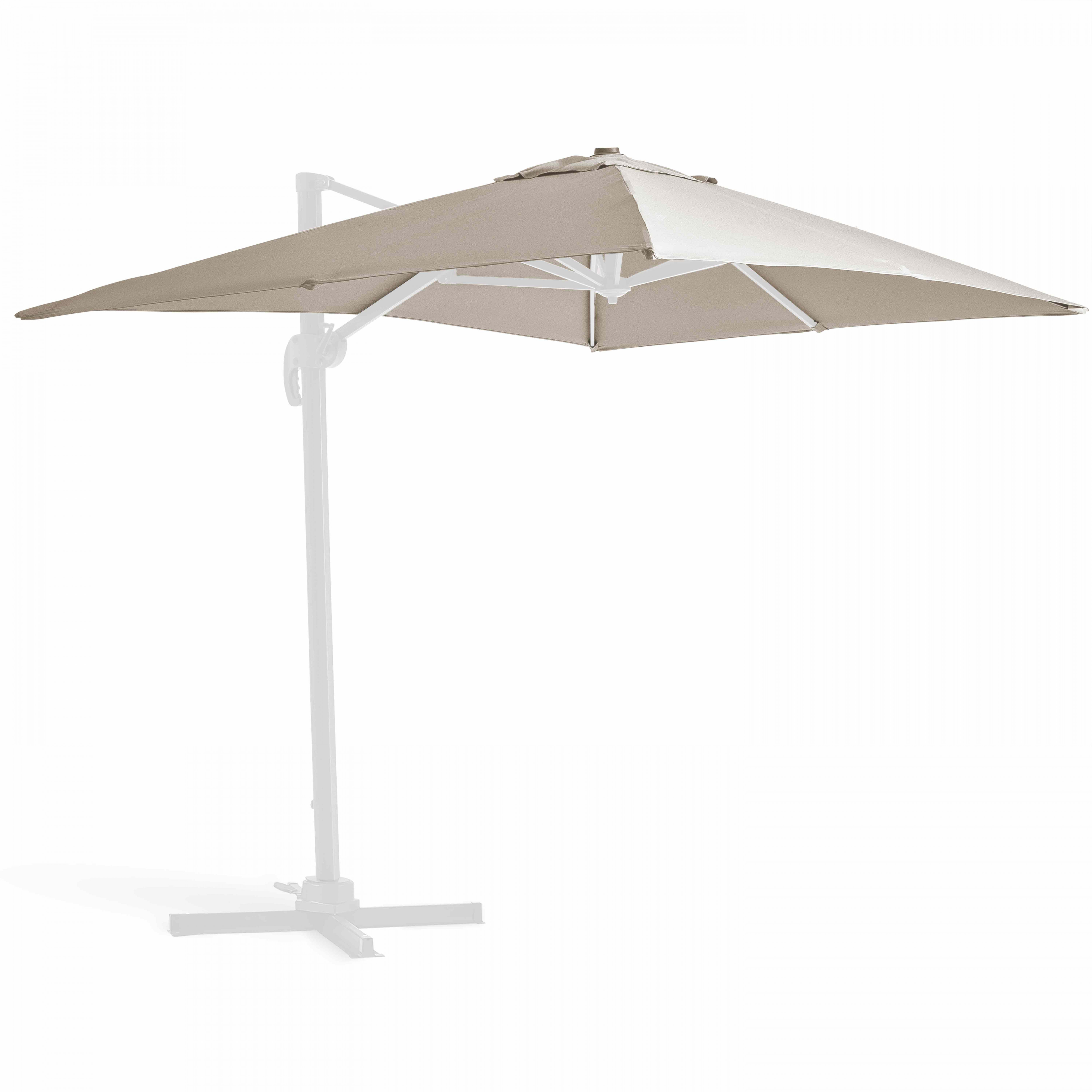 Toile pour parasol déporté 2x3m écru