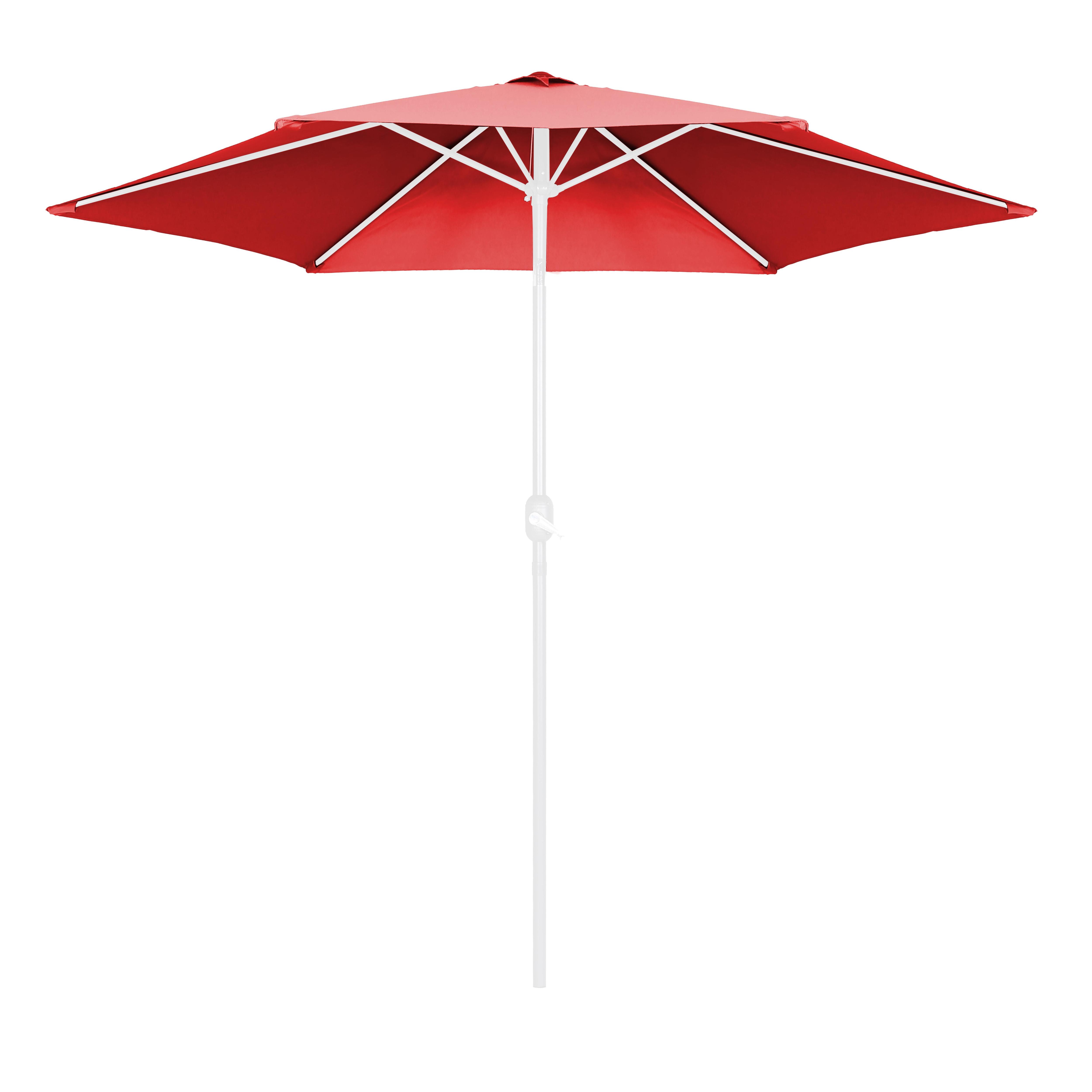 Toile pour parasol droit 3m rouge