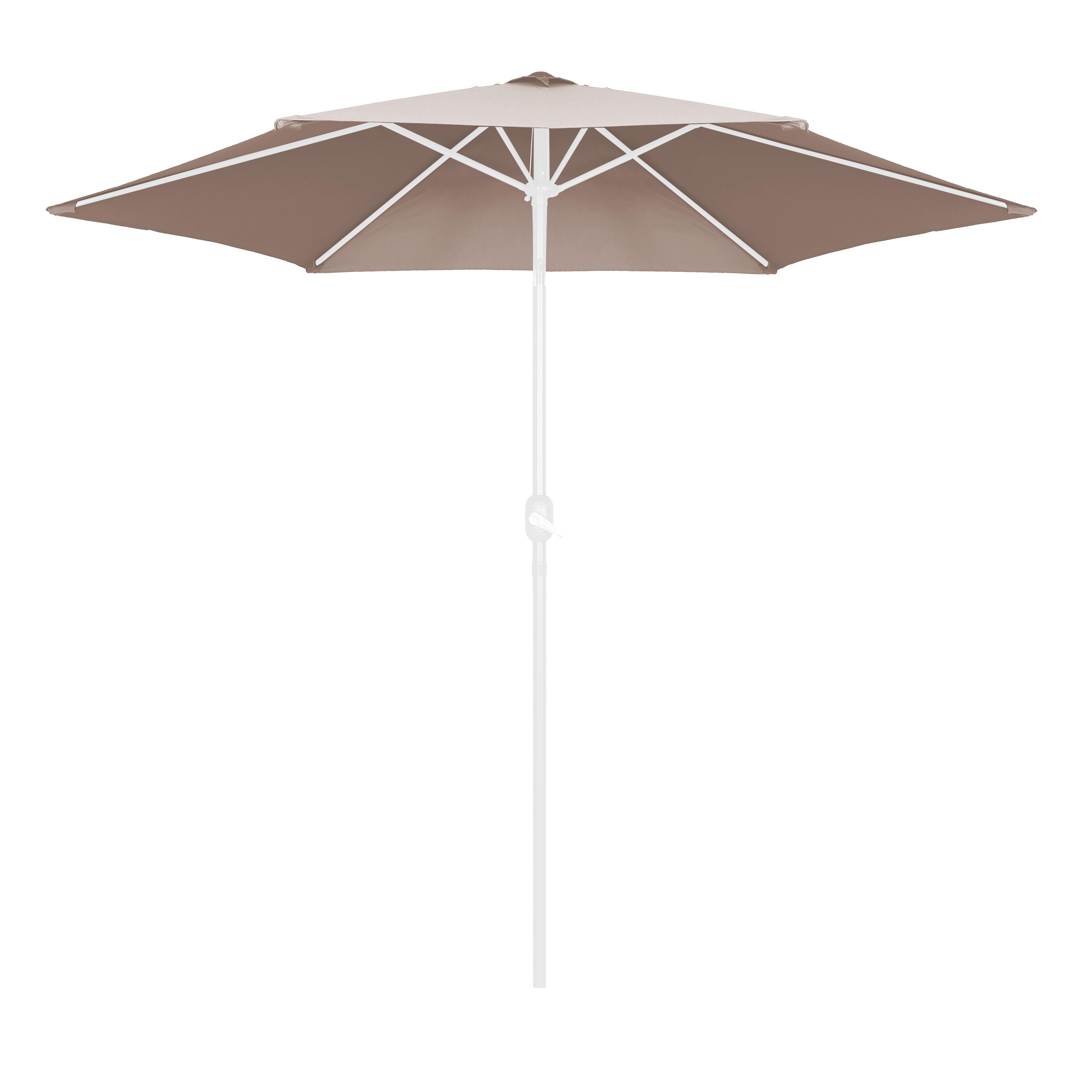 Toile pour parasol droit 3m taupe