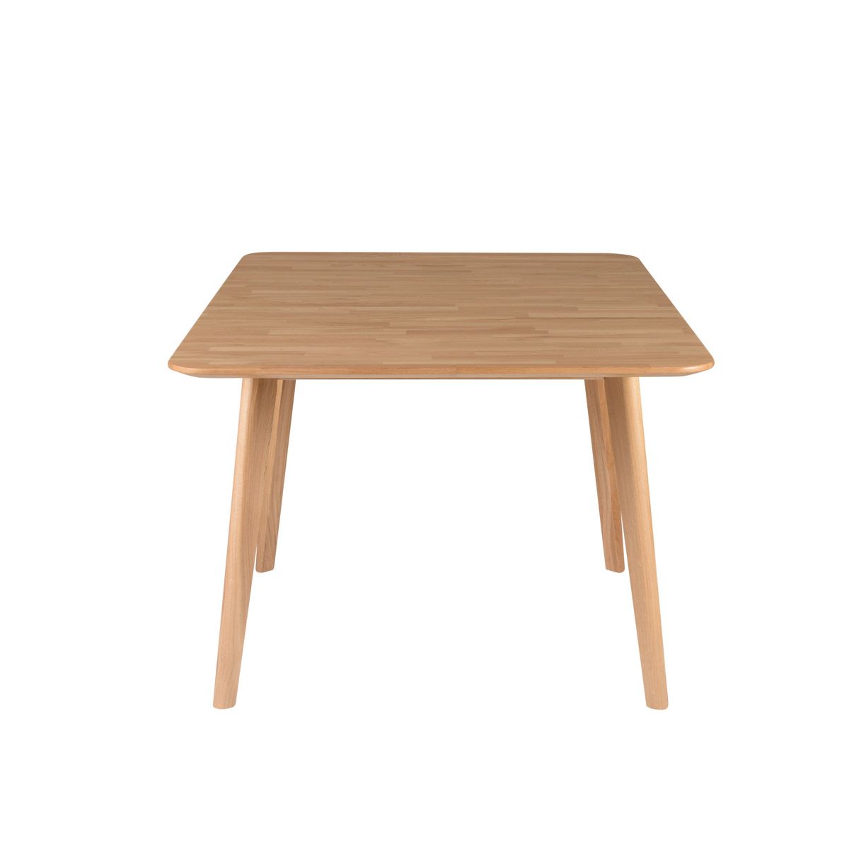 Table repas carrée en chêne 100 cm avec allonge Percy Table repas carrée en chêne 100 cm avec allonge Percy