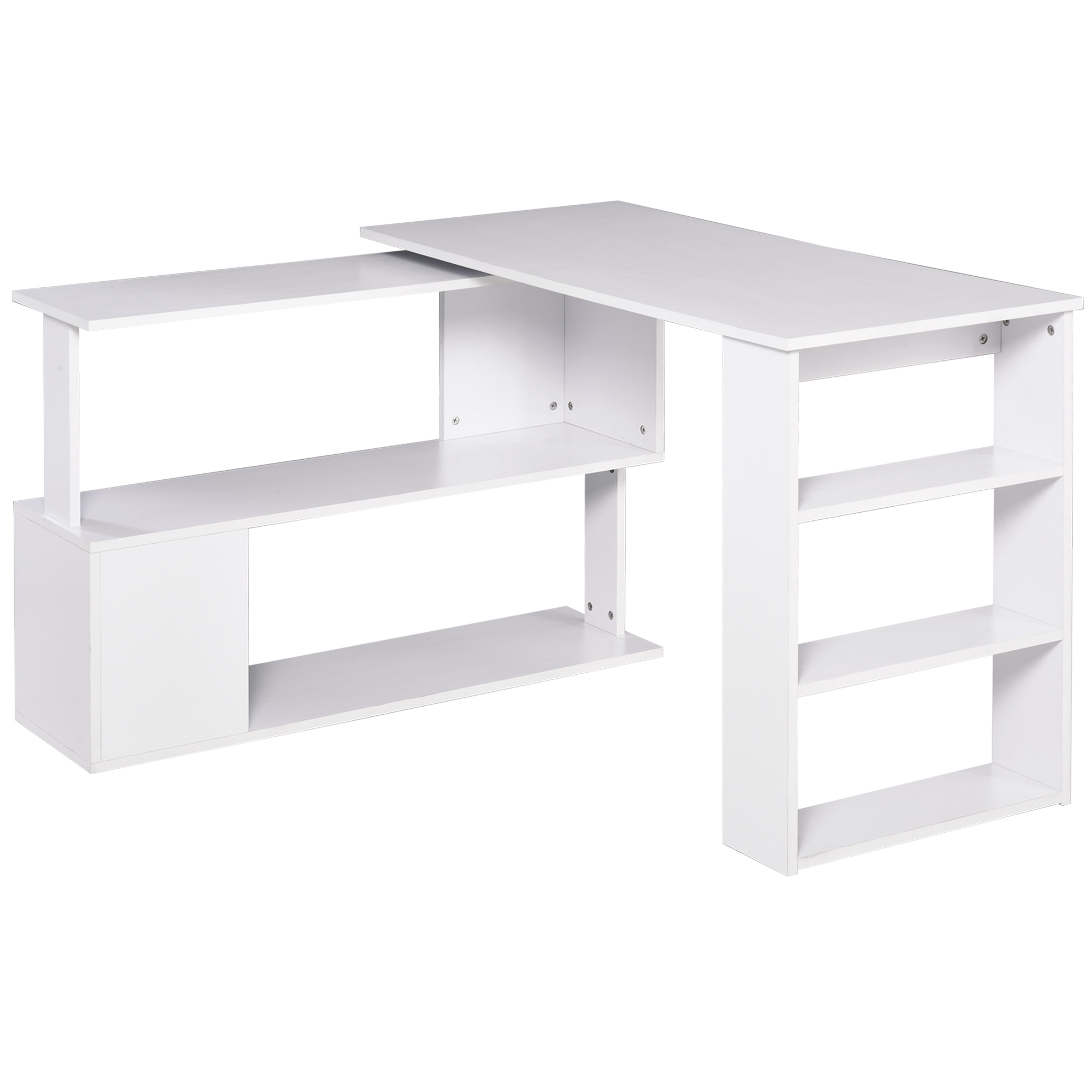 Mesa de ordenador blanco 120 x 110 x 74.5 cm