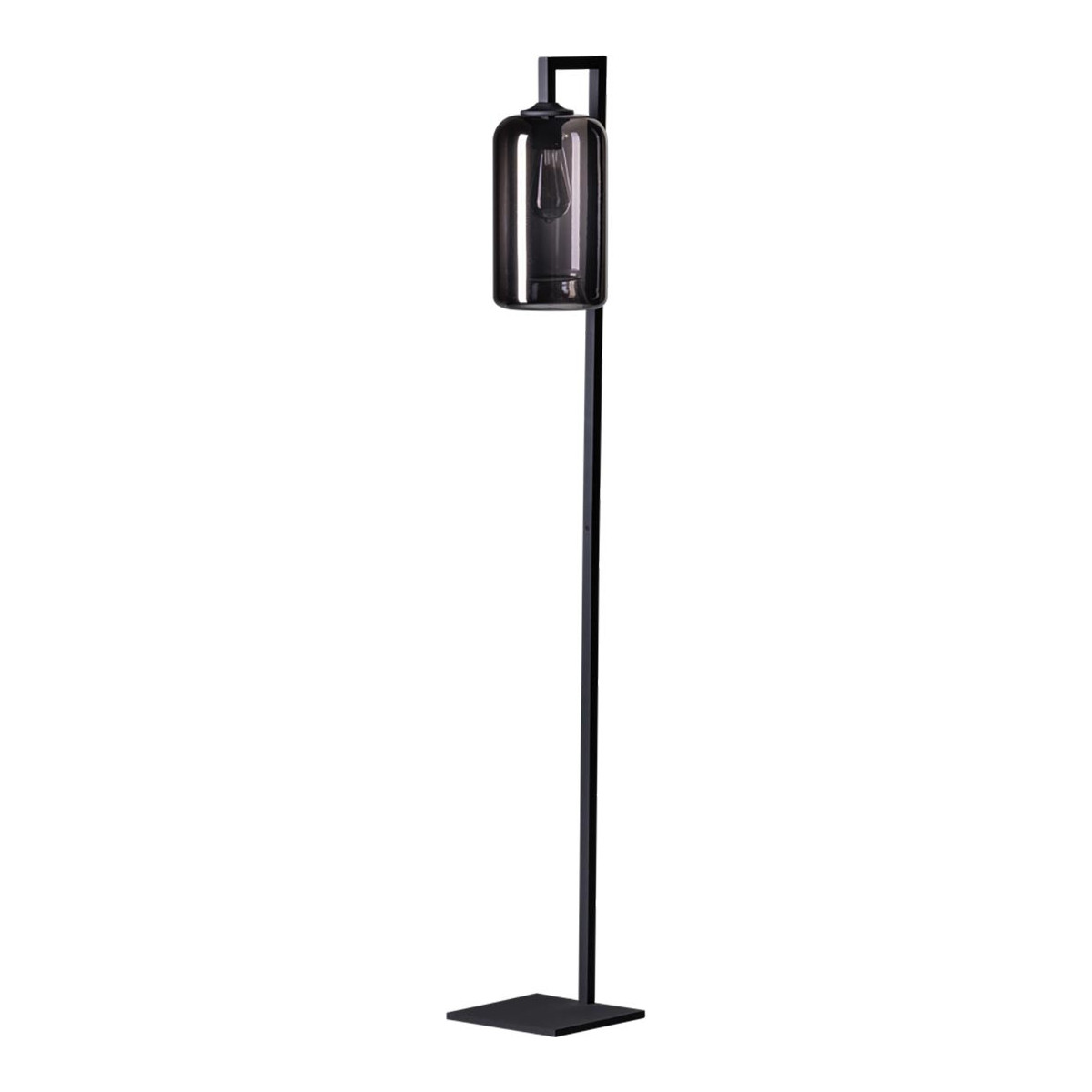 KANAMI - Lampadaire moderne en métal noir 149,2 cm