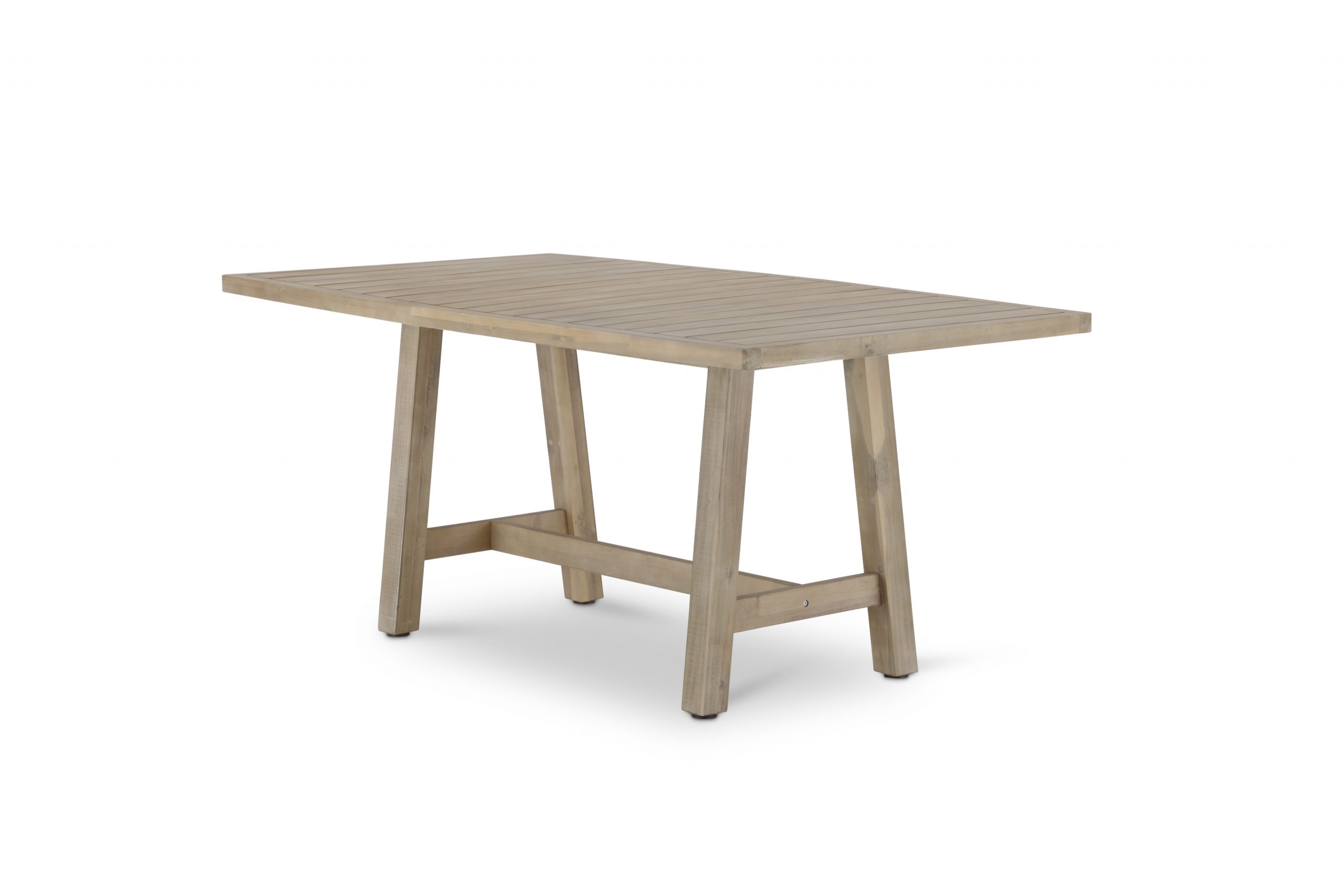 Table de jardin en bois d'acacia brun 170×90 cm