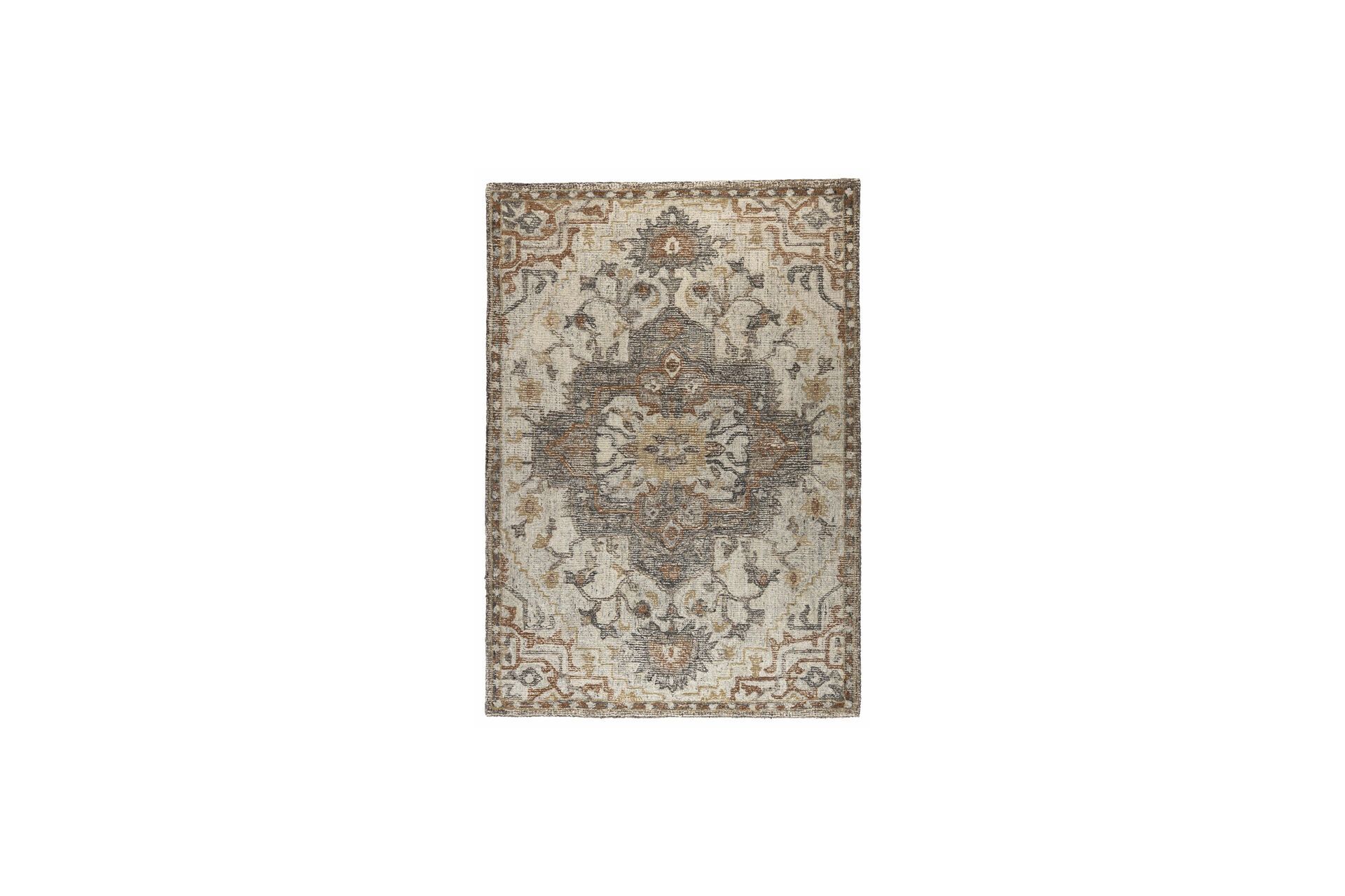 Tapis persan gris et naturel gris  et  naturel 200x300 cm