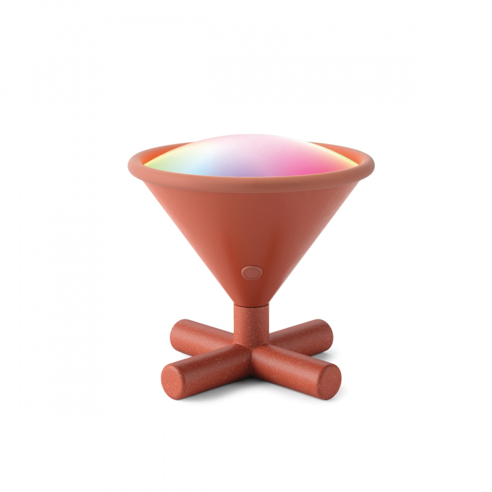 Lampe nomade bluetooth orange