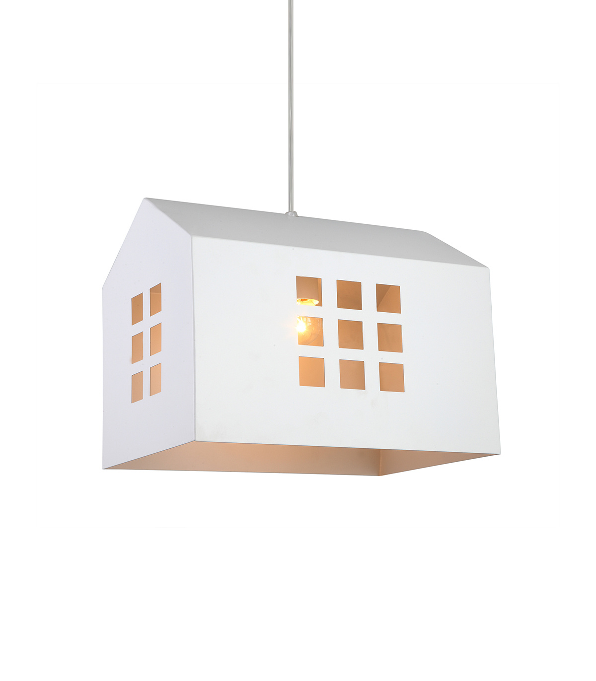 Lussiol Lighting - suspension en métal blanc, d. 0 cm