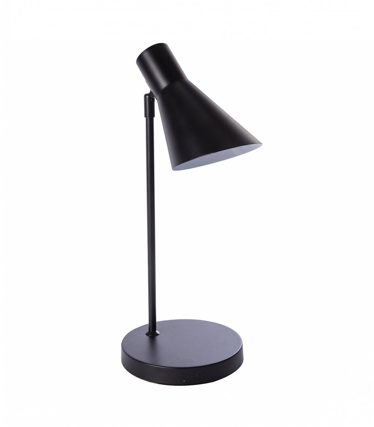 lampe en métal noir h.46 cm