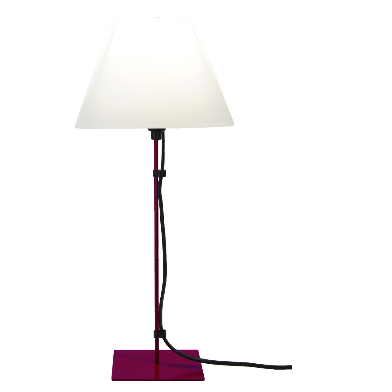 Lampe H.22cm violet