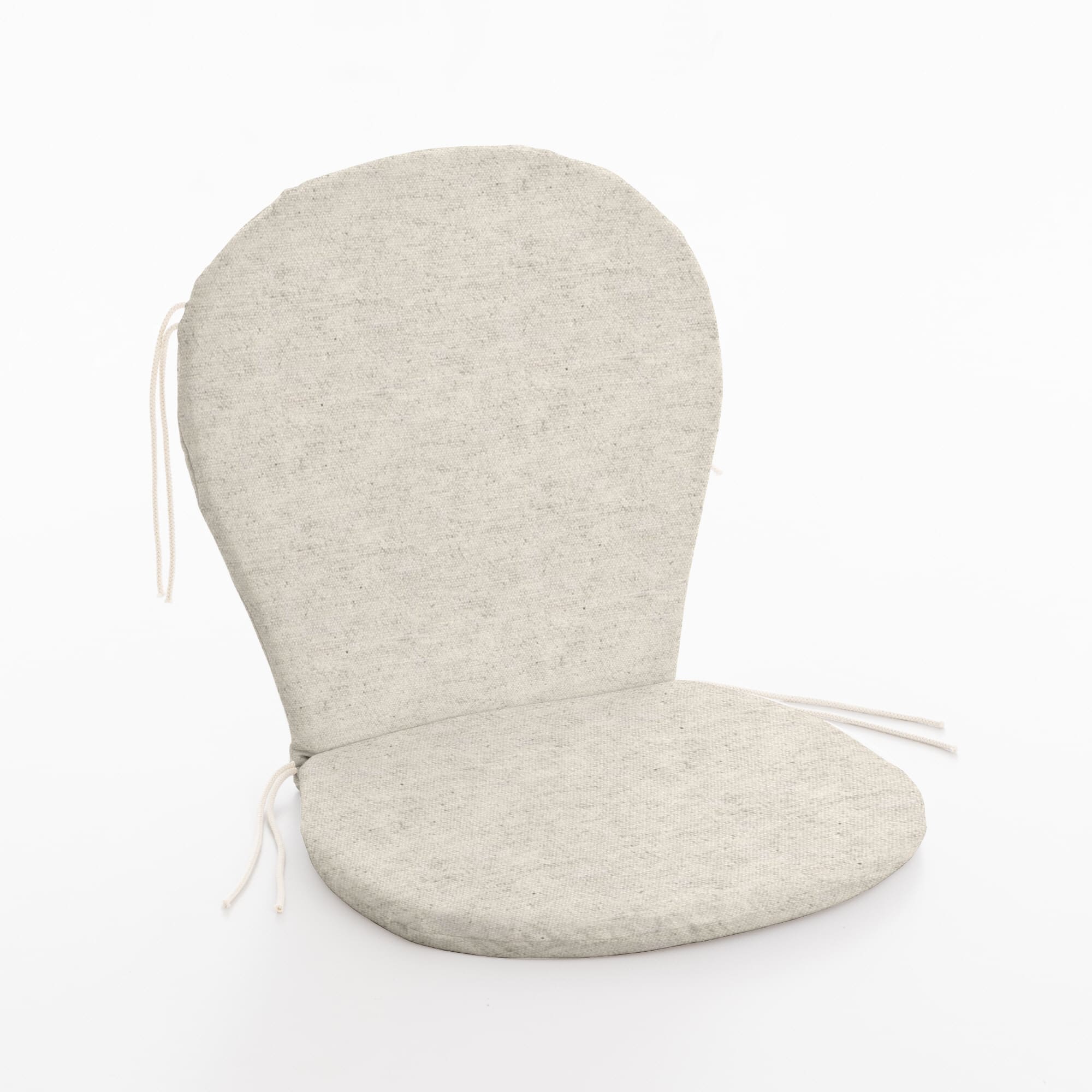 Coussin pour chaise d'extérieur uni beige 90x48cm