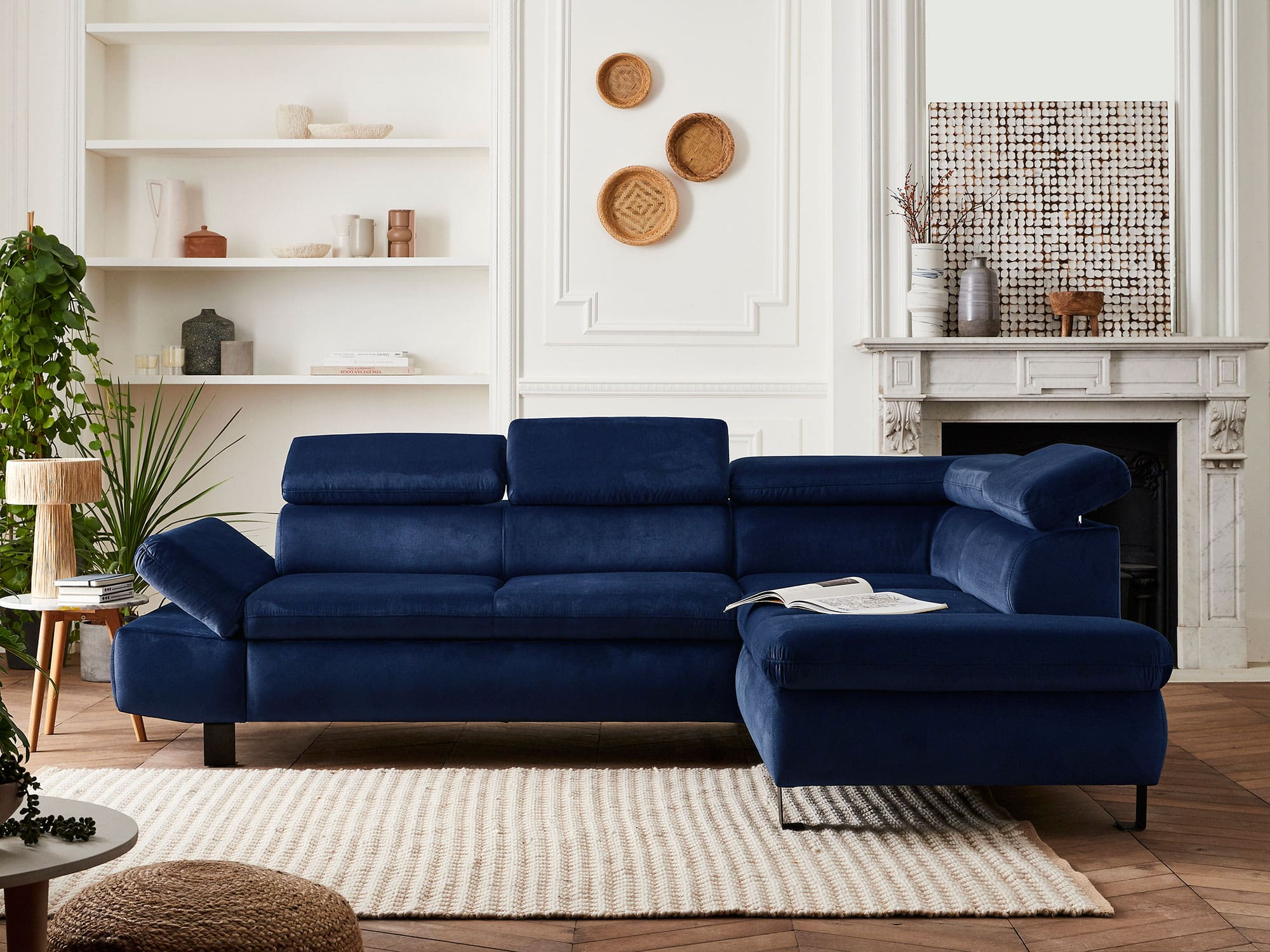 nairobi - Canapé relax convertible Bleu - Vue supplémentaire 2